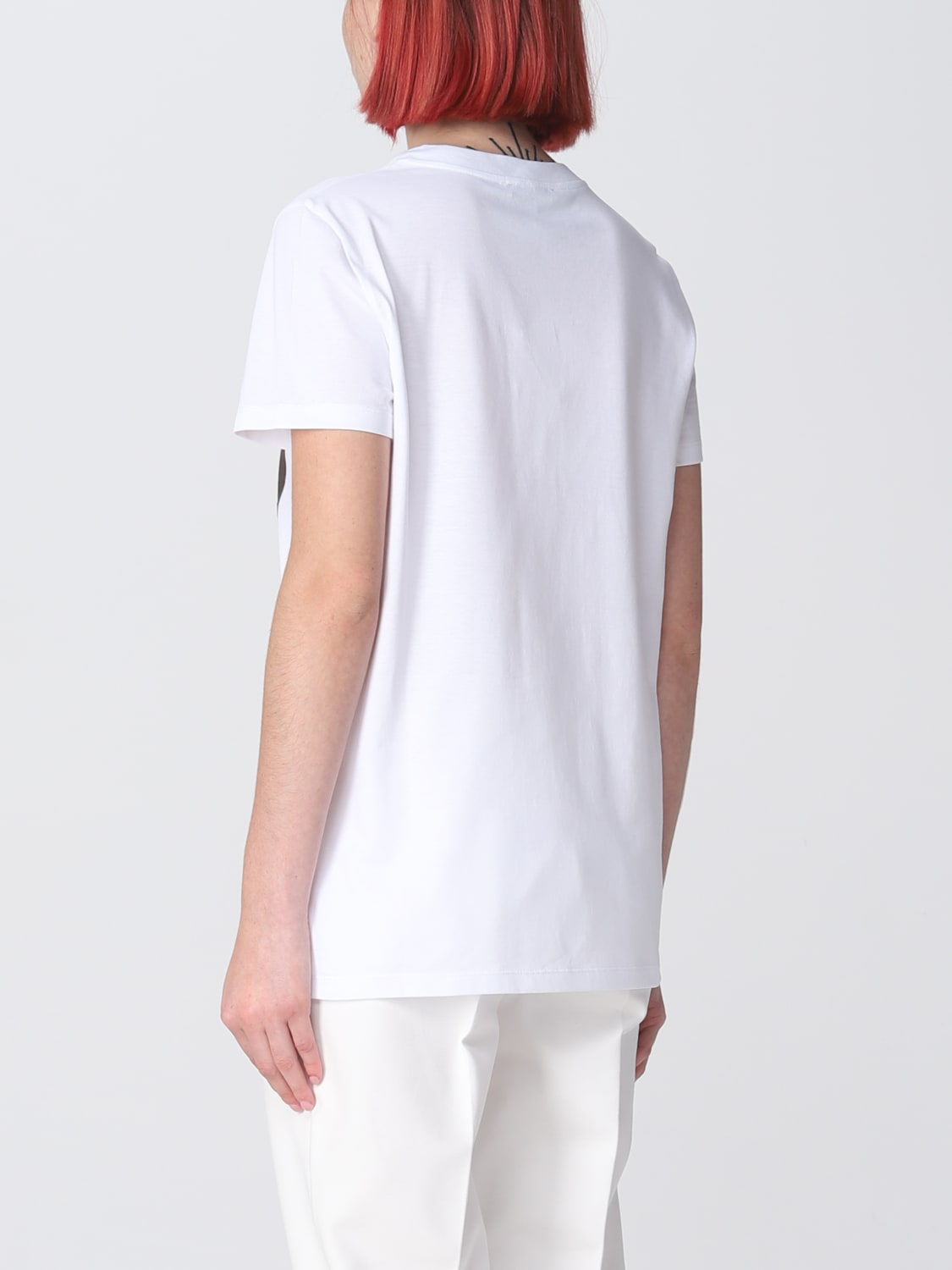 MAX MARA: cotton T-shirt - White | Max Mara t-shirt 2319460339600 ...