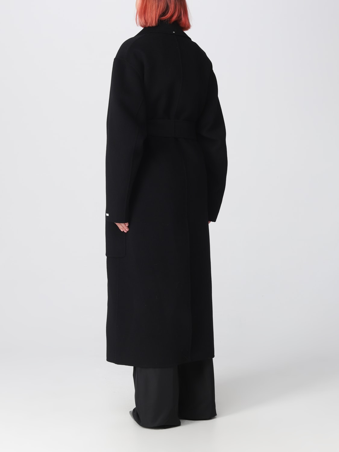 SPORTMAX: coat for woman - Black | Sportmax coat 2320160439600 online ...