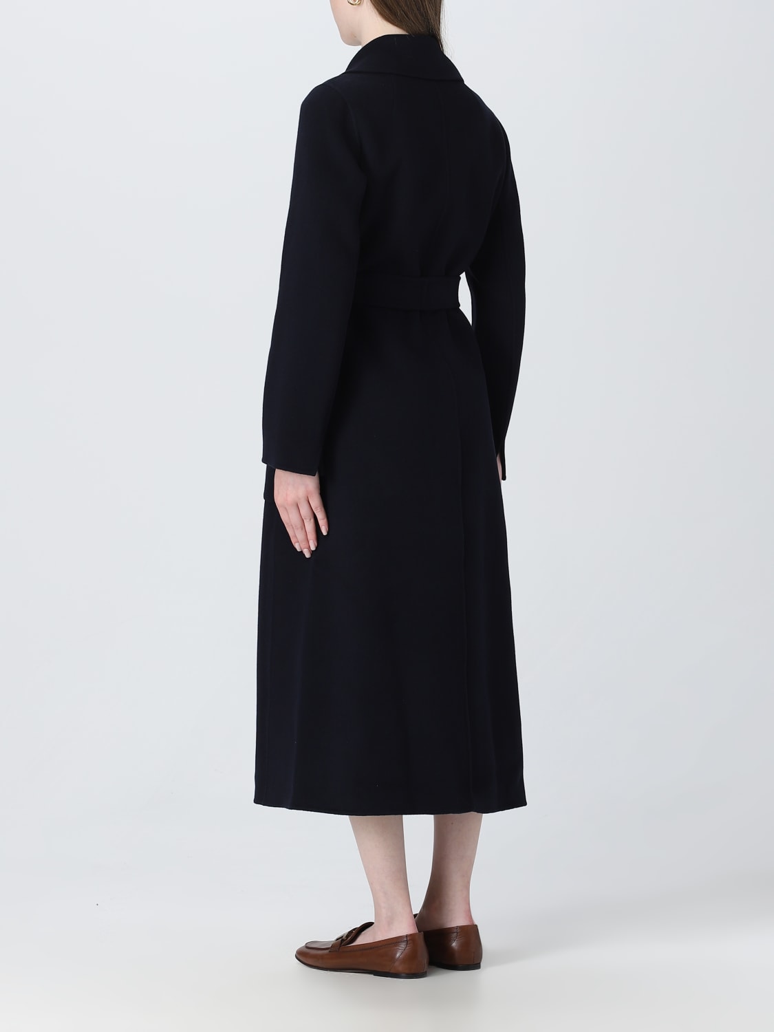 'S MAX MARA: S Max Mara coat in wool - Blue | 'S Max Mara coat ...