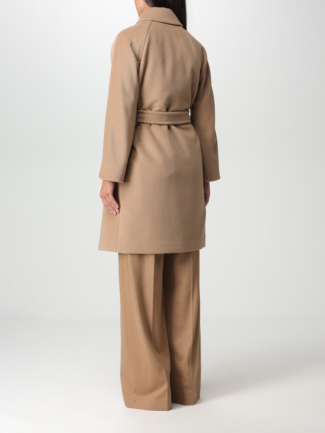 MAX MARA: Estella coat in wool and cashmere - Camel | Max Mara coat ...