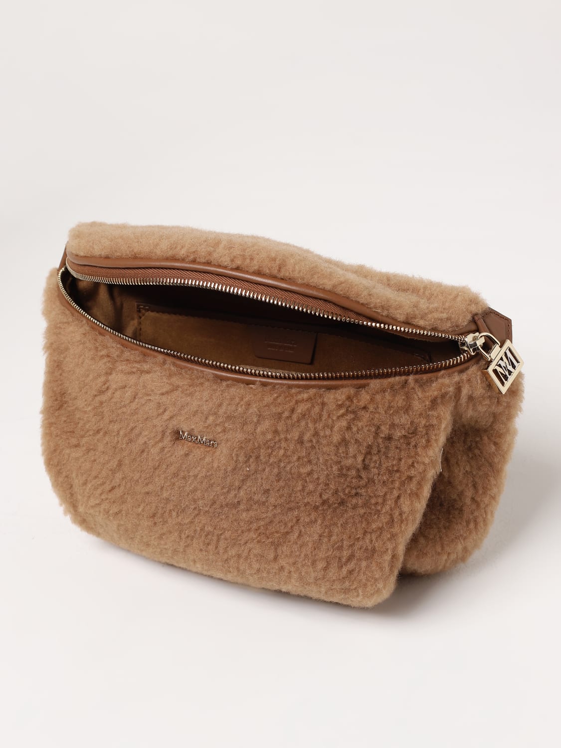 Newban Teddy Belt Bag in Beige - Max Mara