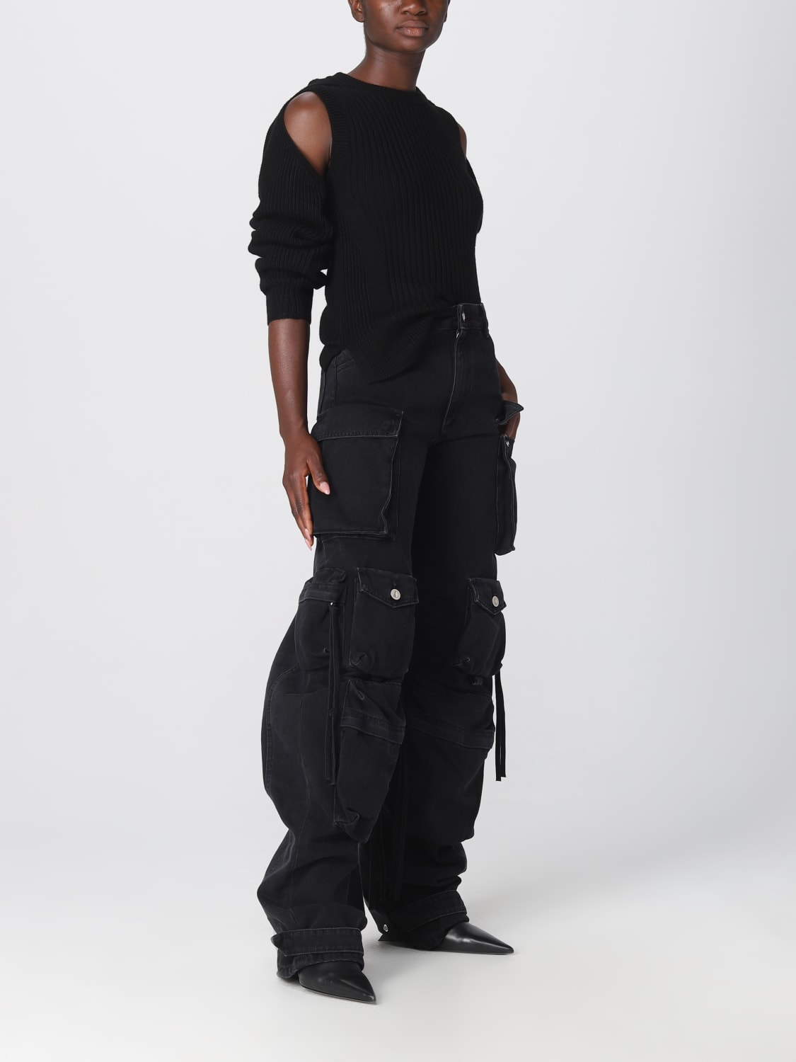THE ATTICO: pants for woman - Black | The Attico pants 236WCP84D066 ...