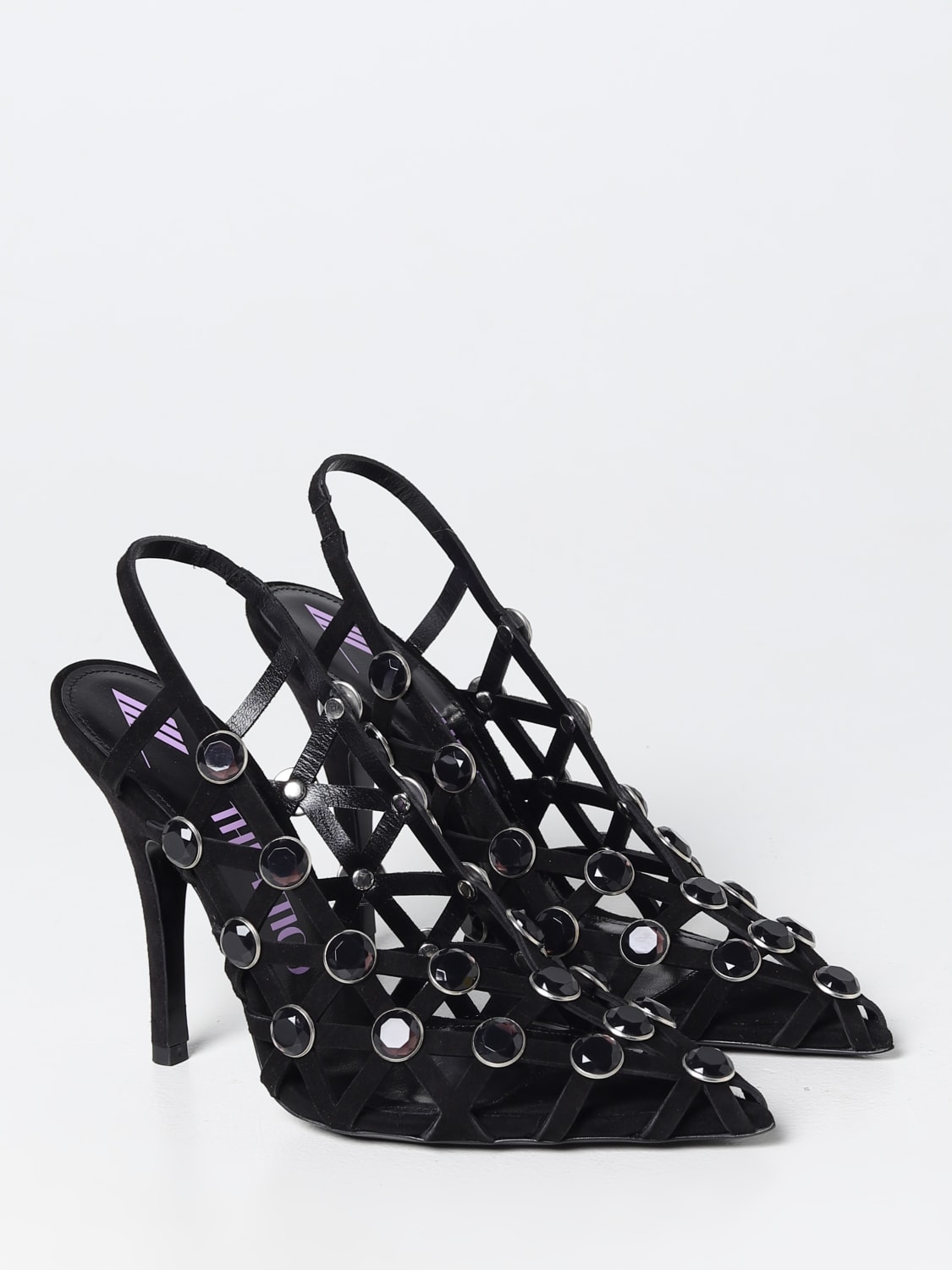 THE ATTICO: high heel shoes for woman - Black | The Attico high heel ...