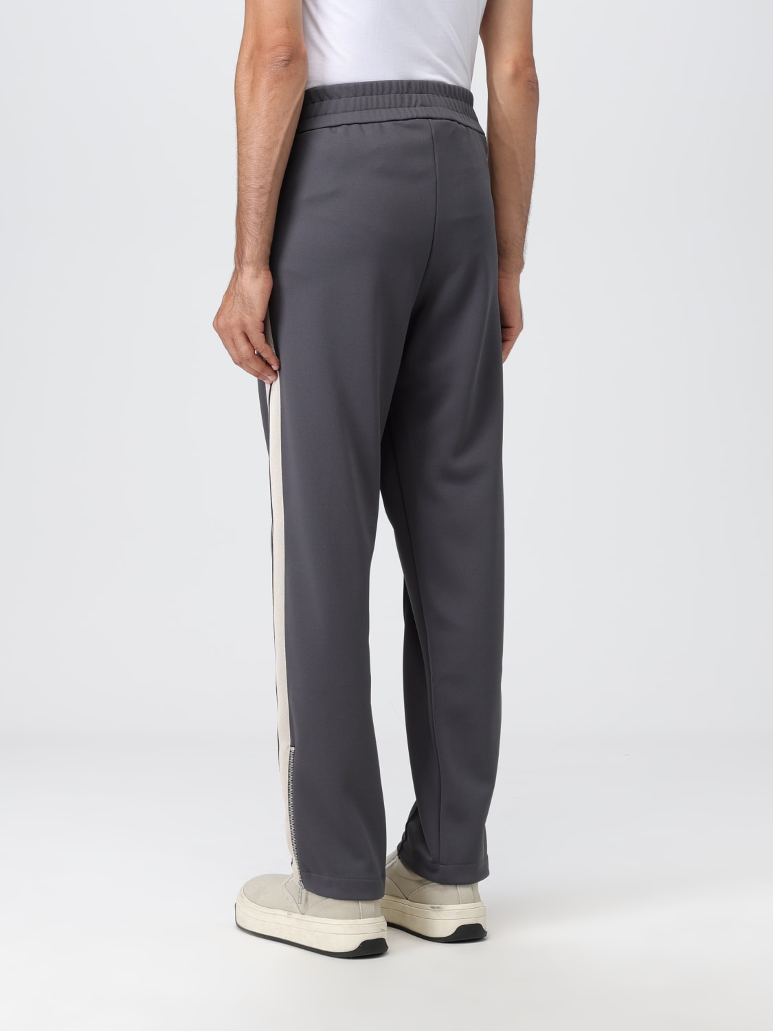 PALM ANGELS: pants for man - Grey | Palm Angels pants PMCJ020F23FAB001 ...