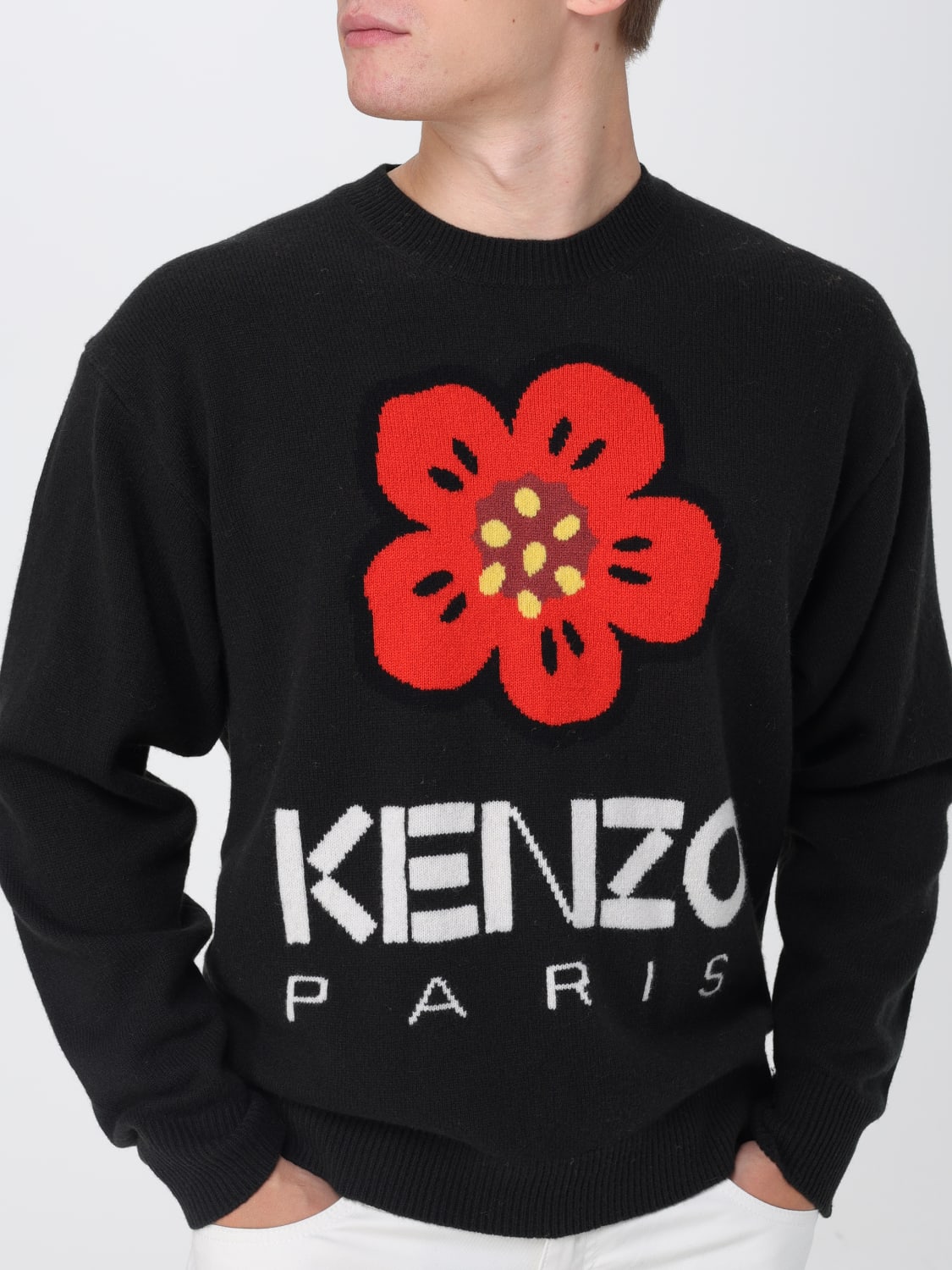 Boke Flower-jacquard sweater