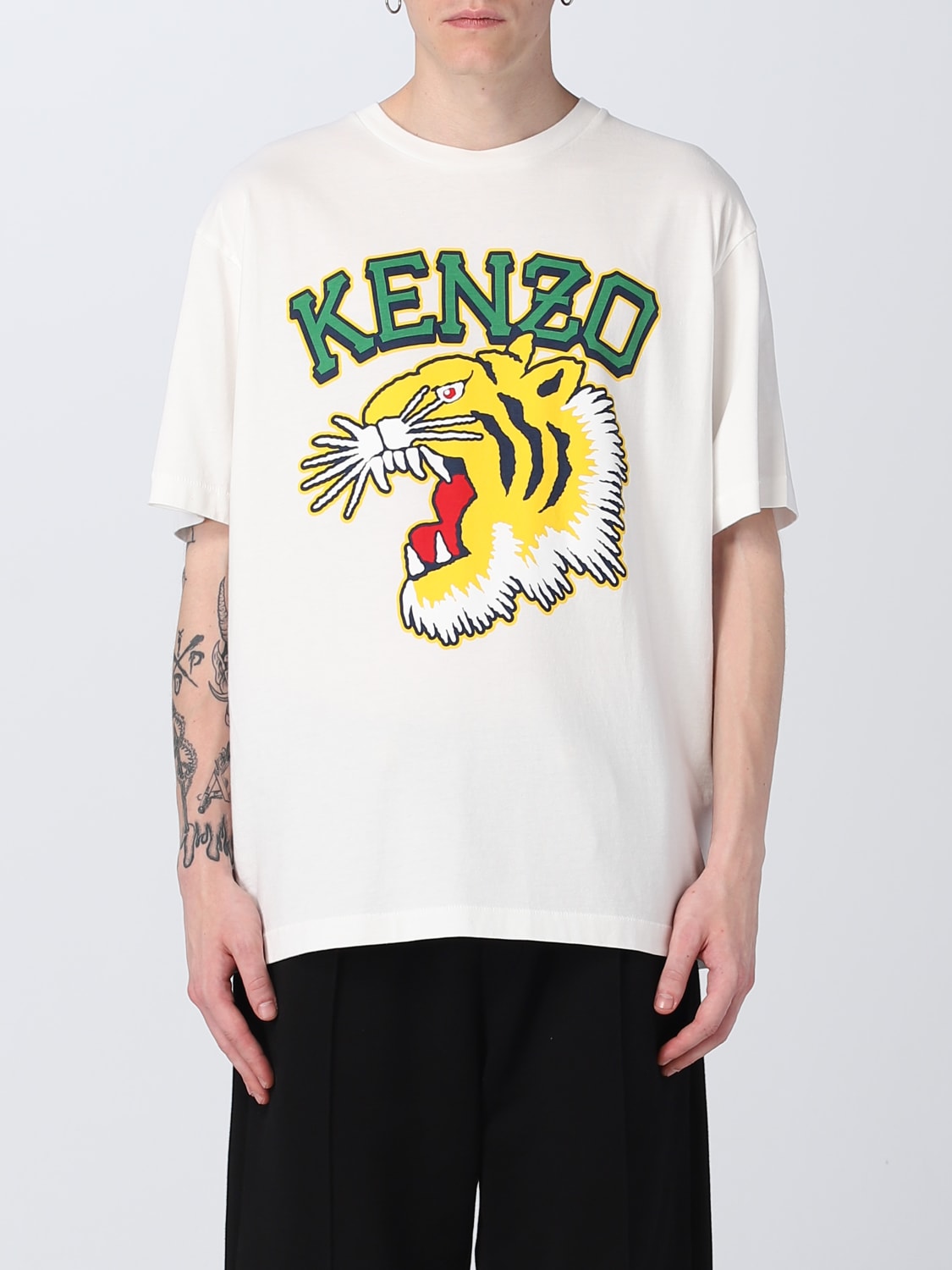 KENZO：Tシャツ メンズ - ホワイト | GIGLIO.COMオンラインのKenzo T ...