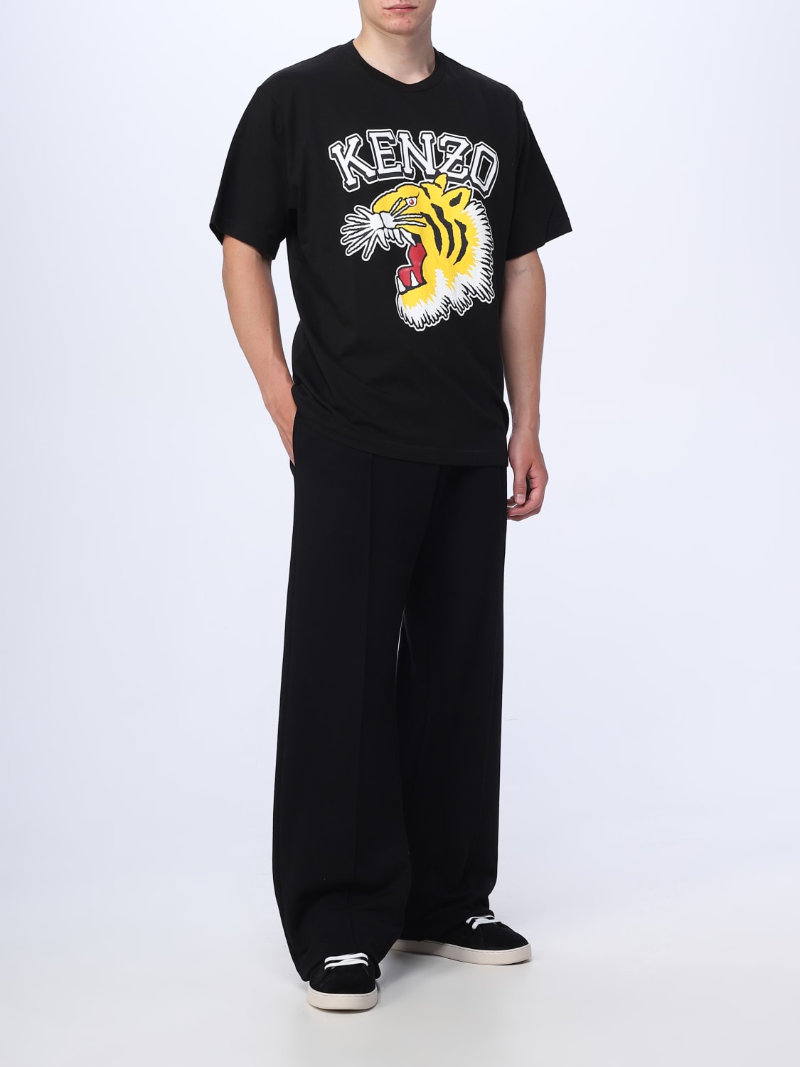 KENZO：Tシャツ メンズ - ブラック | GIGLIO.COMオンラインのKenzo T ...