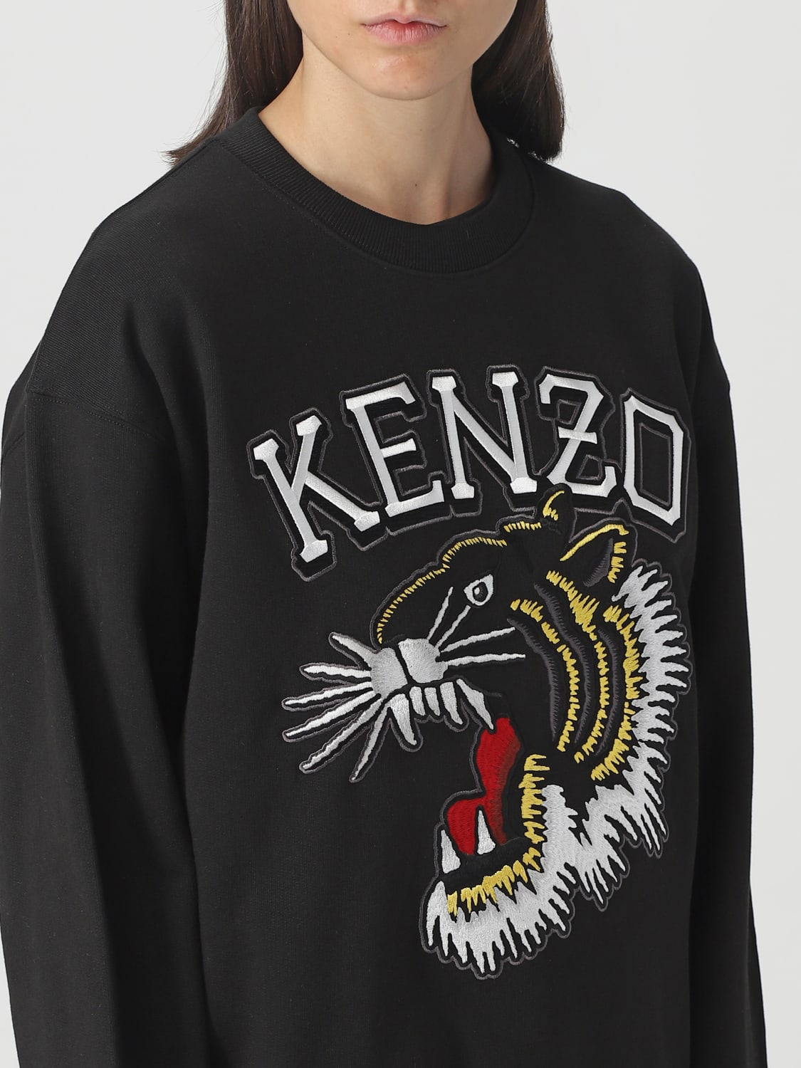 KENZO: Tiger Varsity Jungle sweatshirt in cotton with embroidery