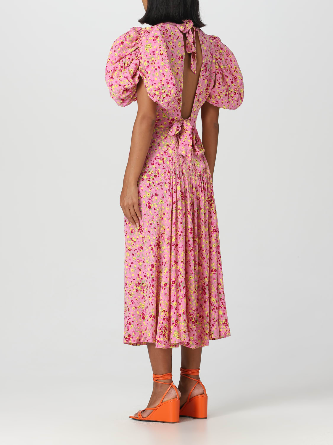 ROTATE: dress for woman - Pink | Rotate dress 1101101100 online at ...
