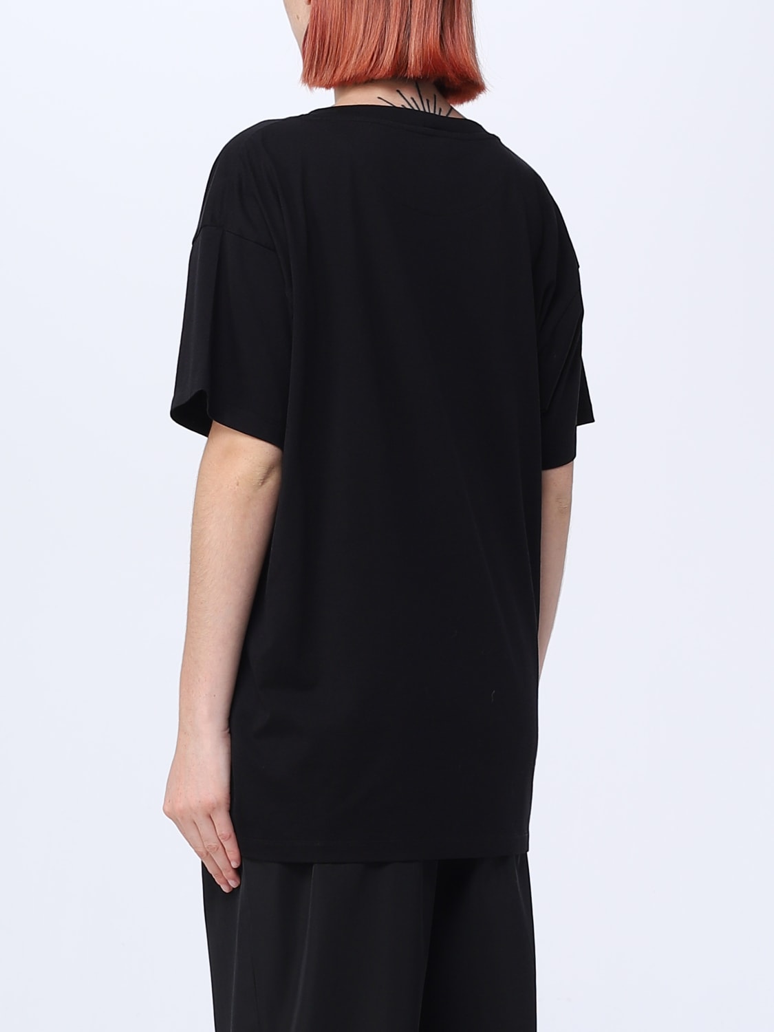 BALLY: t-shirt for woman - Black | Bally t-shirt MJE03ECO018 online at ...