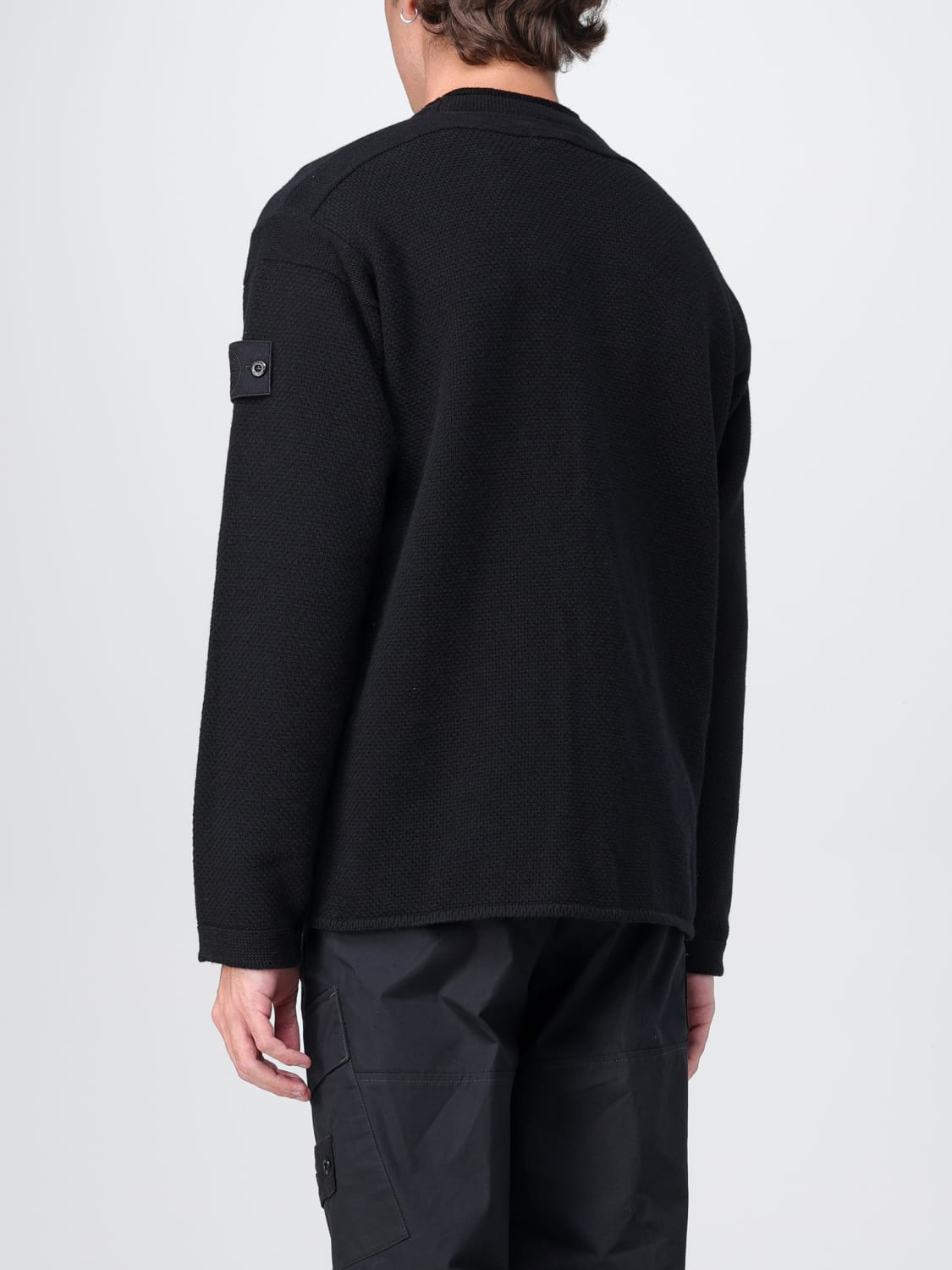 STONE ISLAND: sweater for man - Black | Stone Island sweater 562FA ...