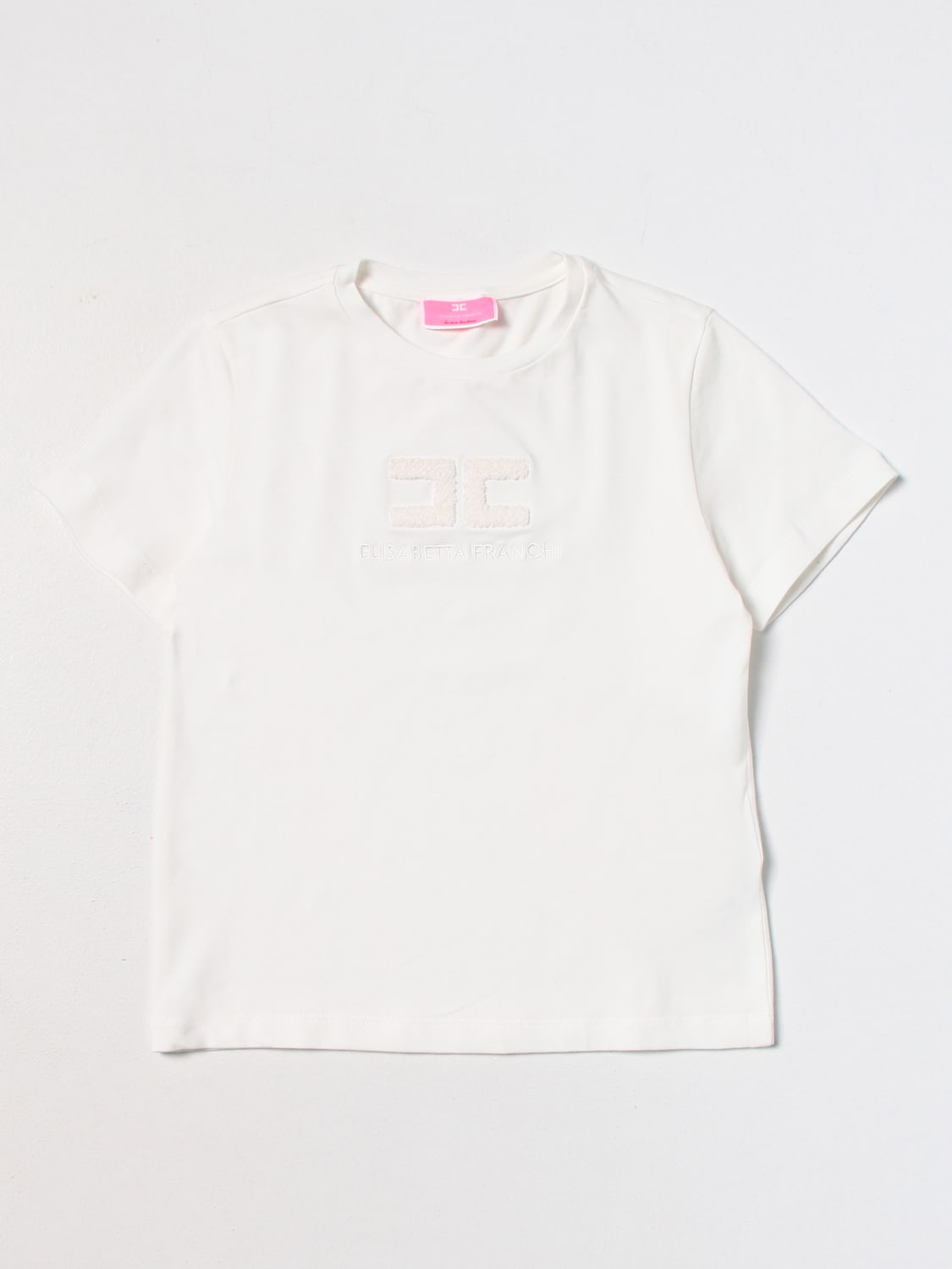 T-Shirt Elisabetta Franchi La Mia Bambina Kids Color White