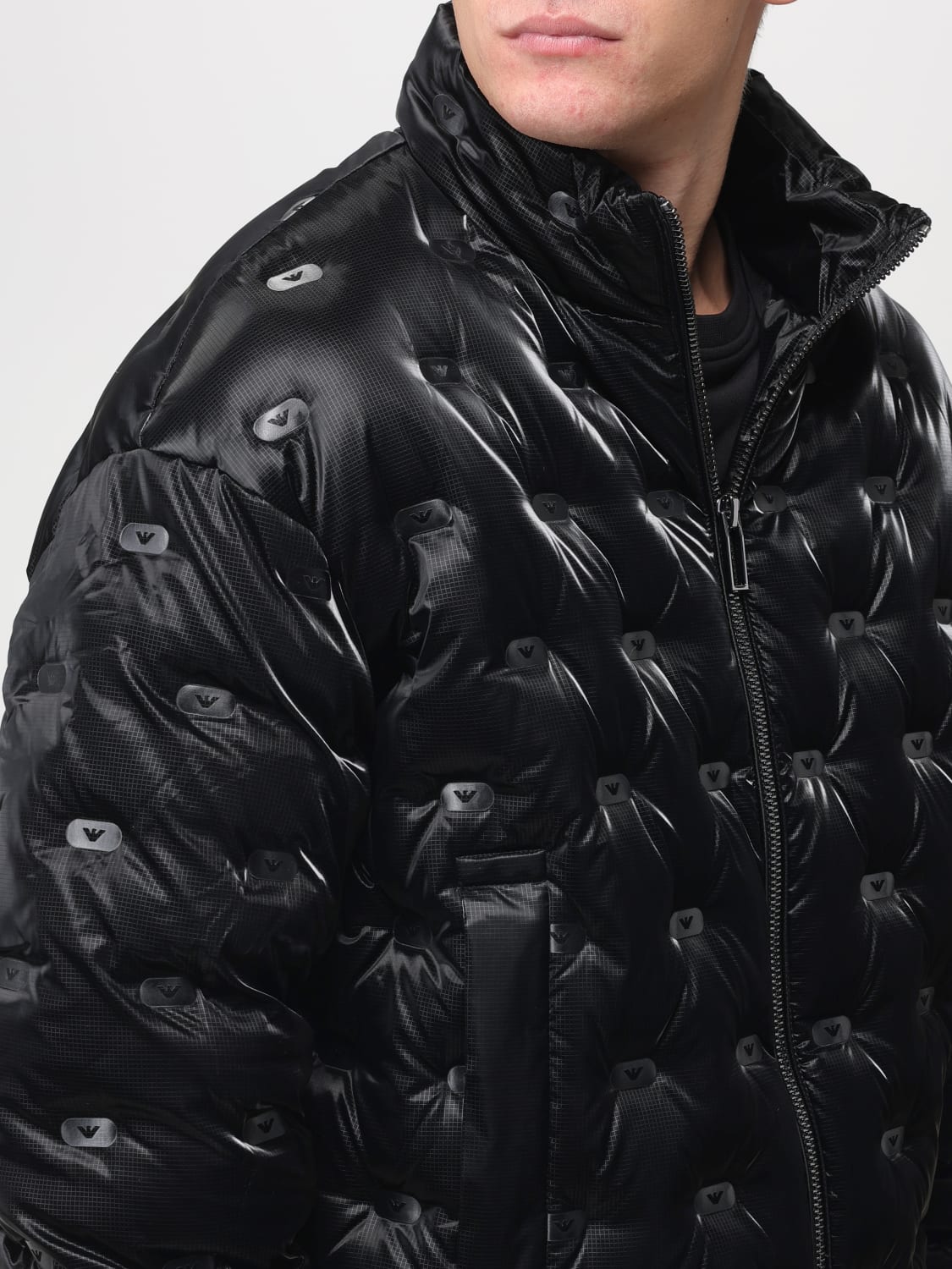 EMPORIO ARMANI: jacket for man - Black | Emporio Armani jacket ...