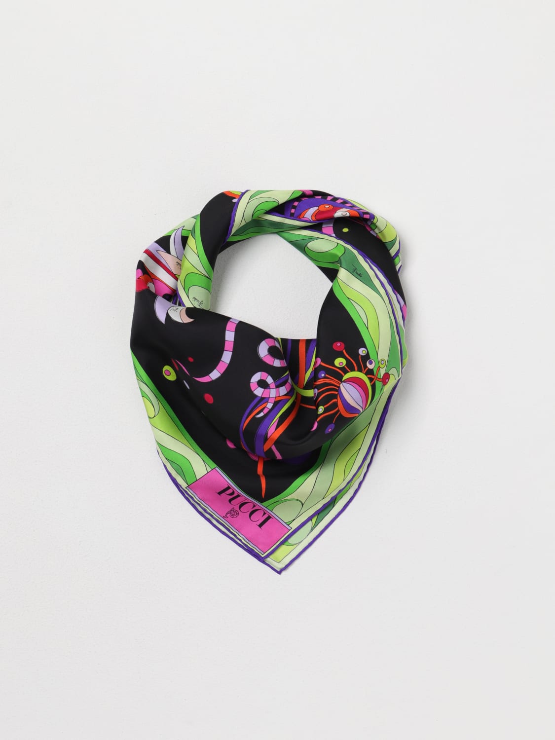 Emilio Pucci, Accessories, Emilio Pucci Multicolored Silk Scarf