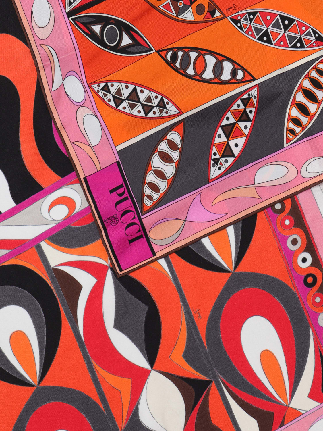 Emilio Pucci Abstract Scarf