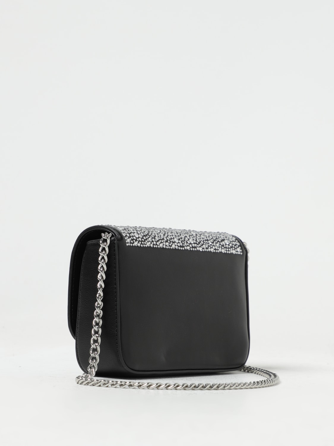 Twinset Logo-lettering Crossbody Bag in Black