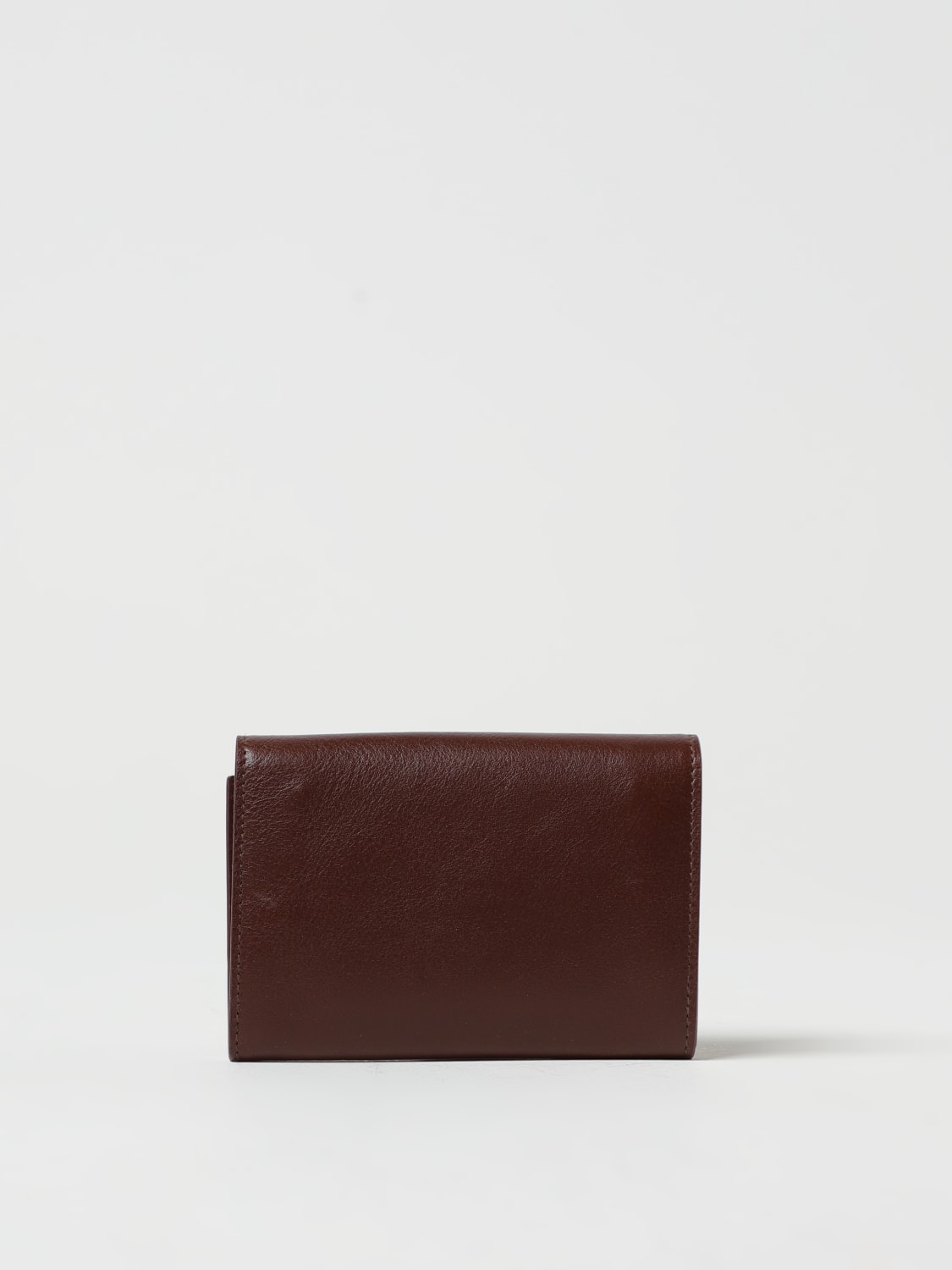 IL BISONTE: Esperia wallet in volonata leather - Coffee | Il