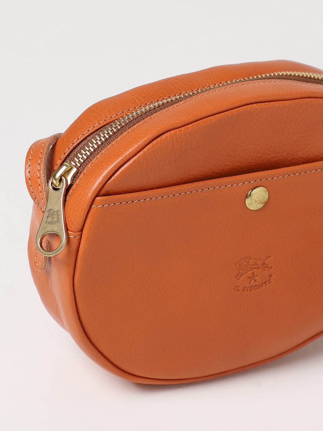 IL BISONTE: Rubino bag in tumbled leather - Leather | Il Bisonte