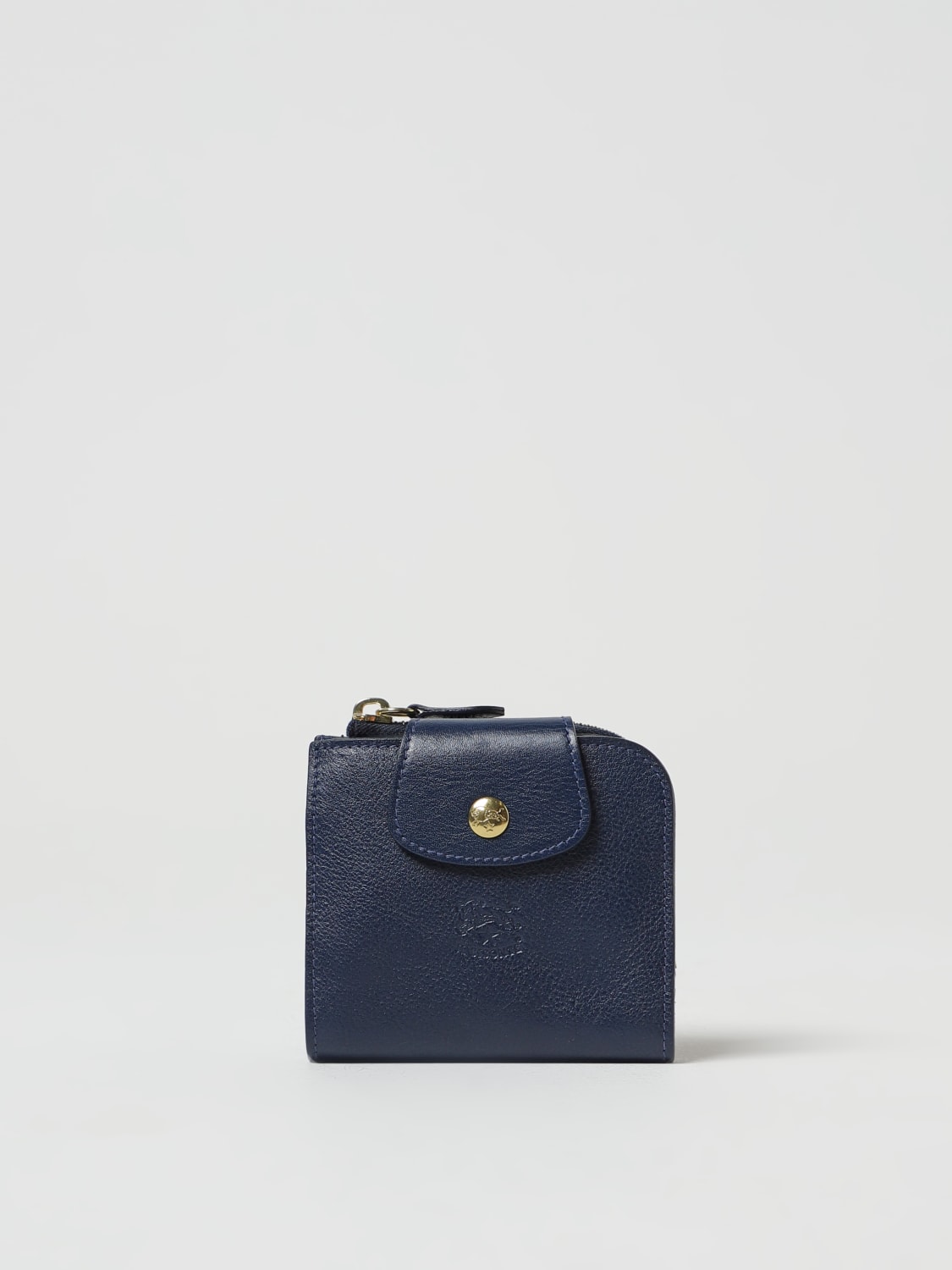 IL BISONTE: wallet for women - Blue | Il Bisonte wallet