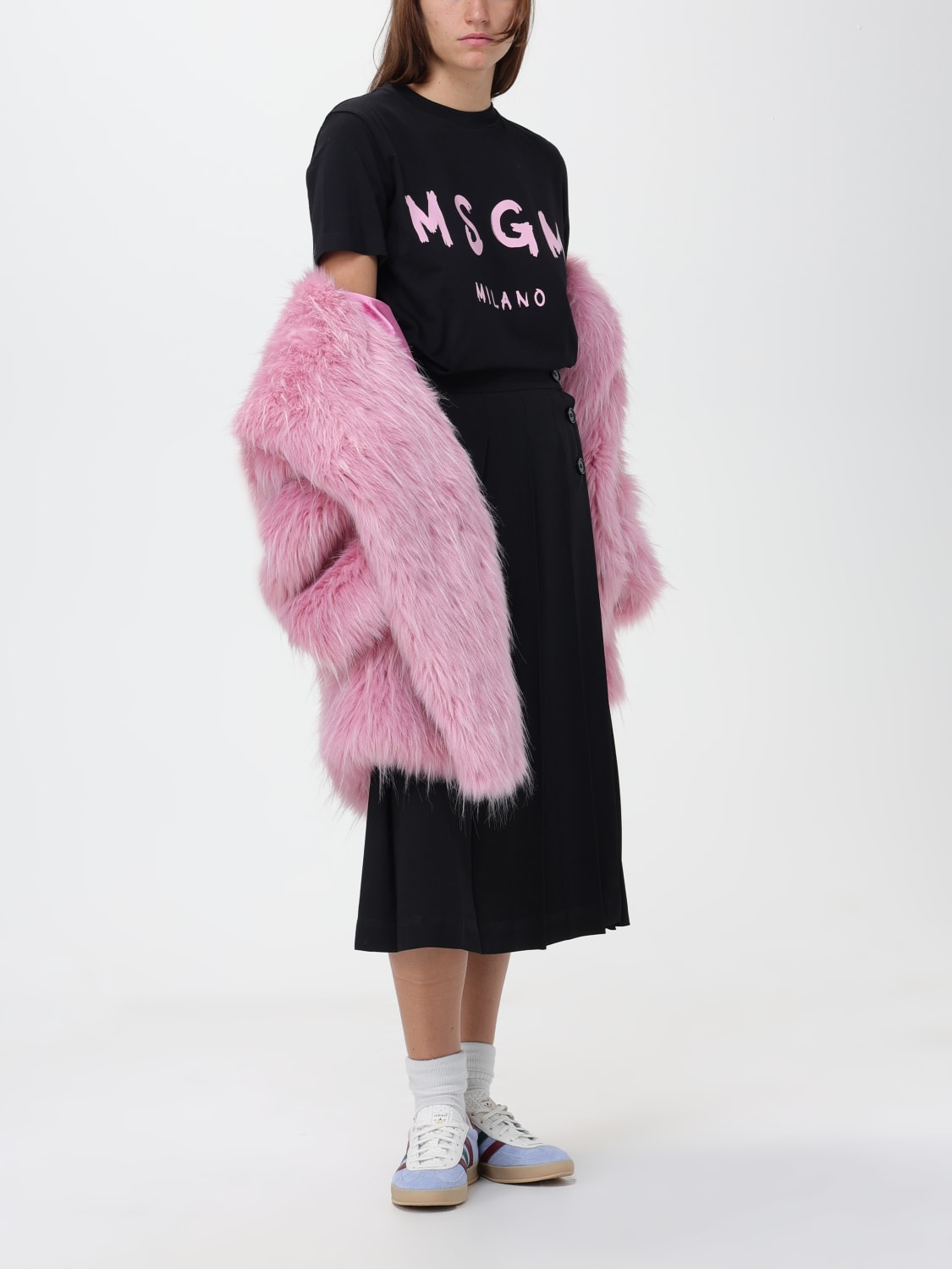 MSGM：コート レディース - ピンク | GIGLIO.COMオンラインのMsgm