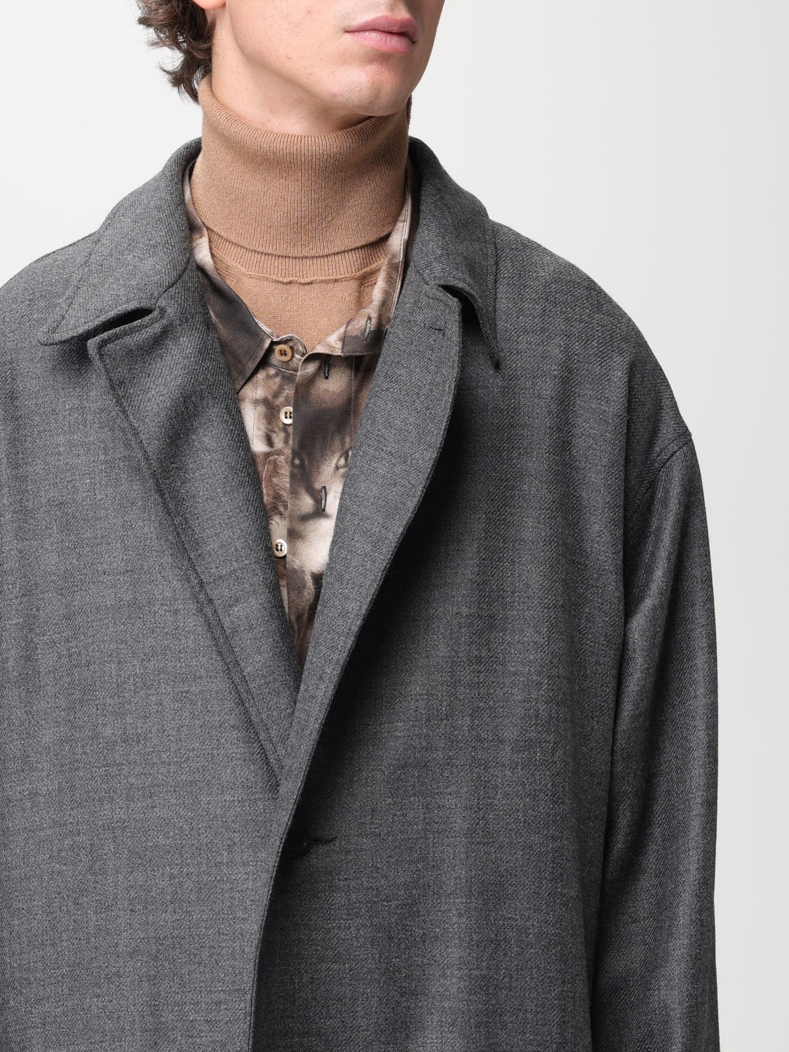 MAGLIANO: coat for man - Grey | Magliano coat Q88003614LH14 online