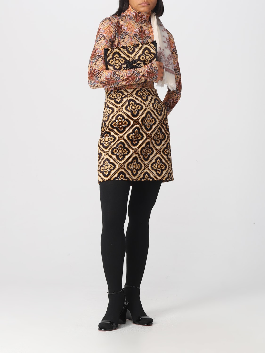 ETRO: skirt for woman - Black | Etro skirt 11604563 online on GIGLIO.COM