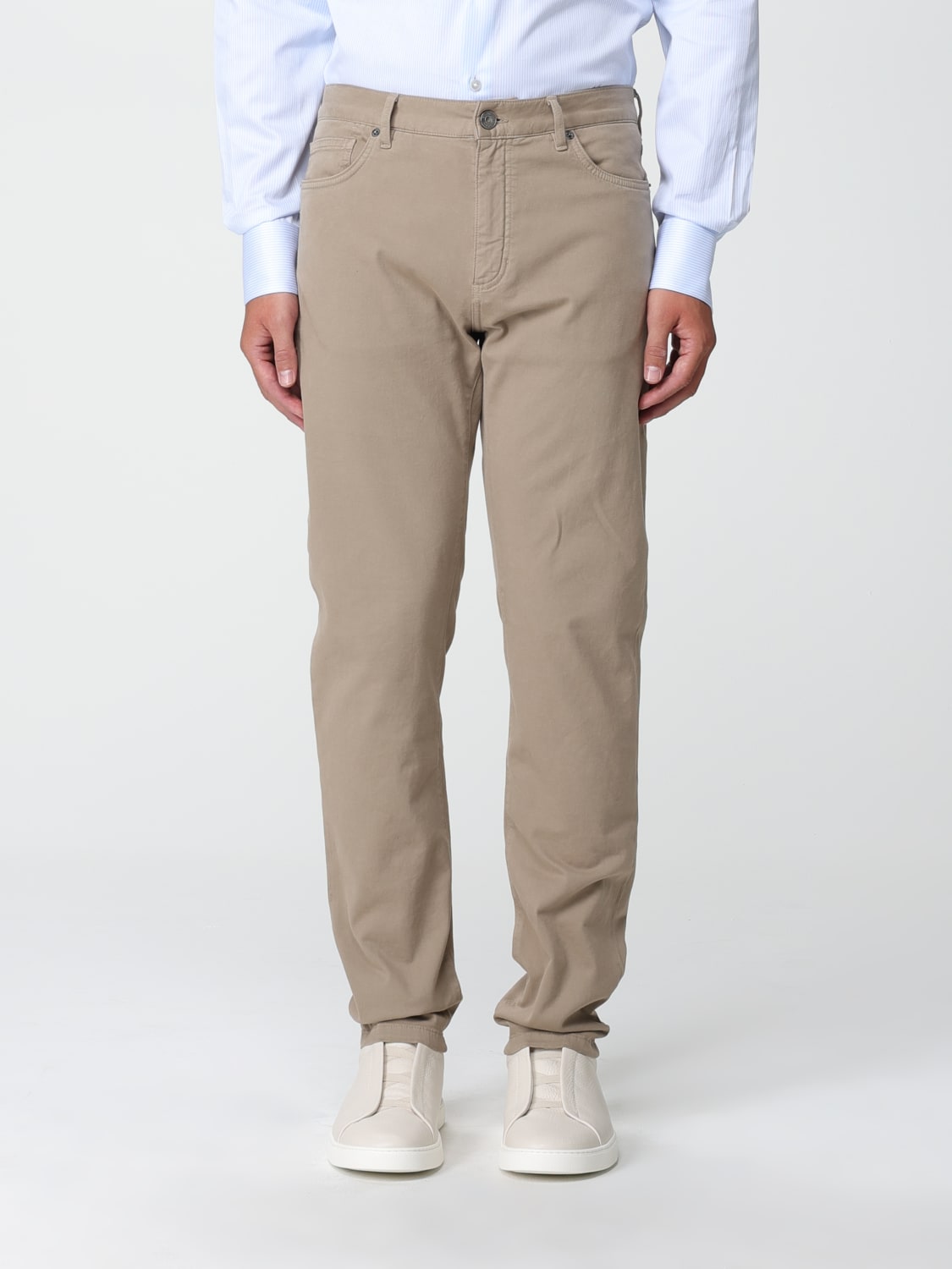 ZEGNA: pants for man - Beige | Zegna pants CITYUCPZWA6 online at GIGLIO.COM