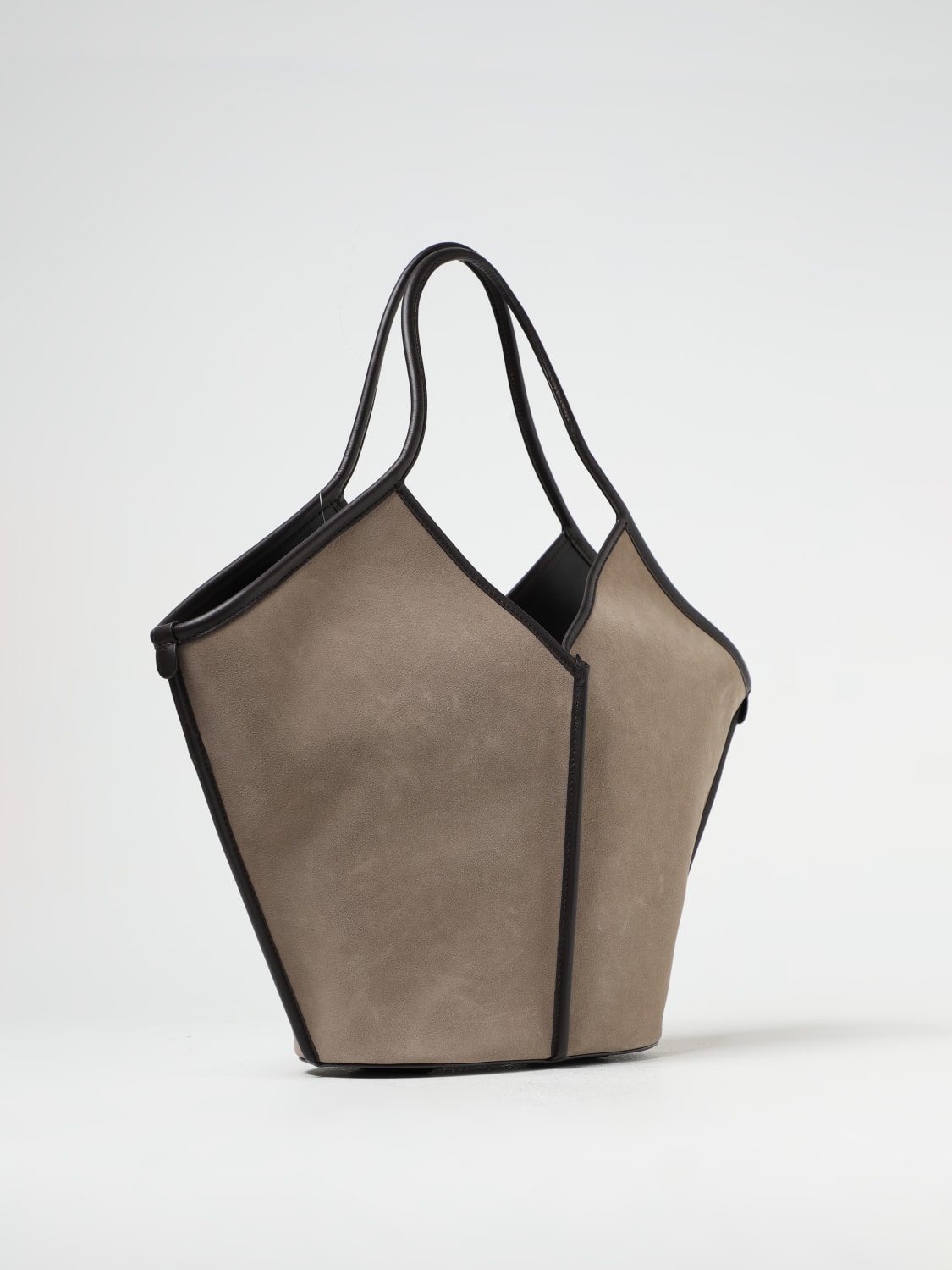 Hereu Calella Leather-trimmed Organic Cotton-canvas Tote Bag in