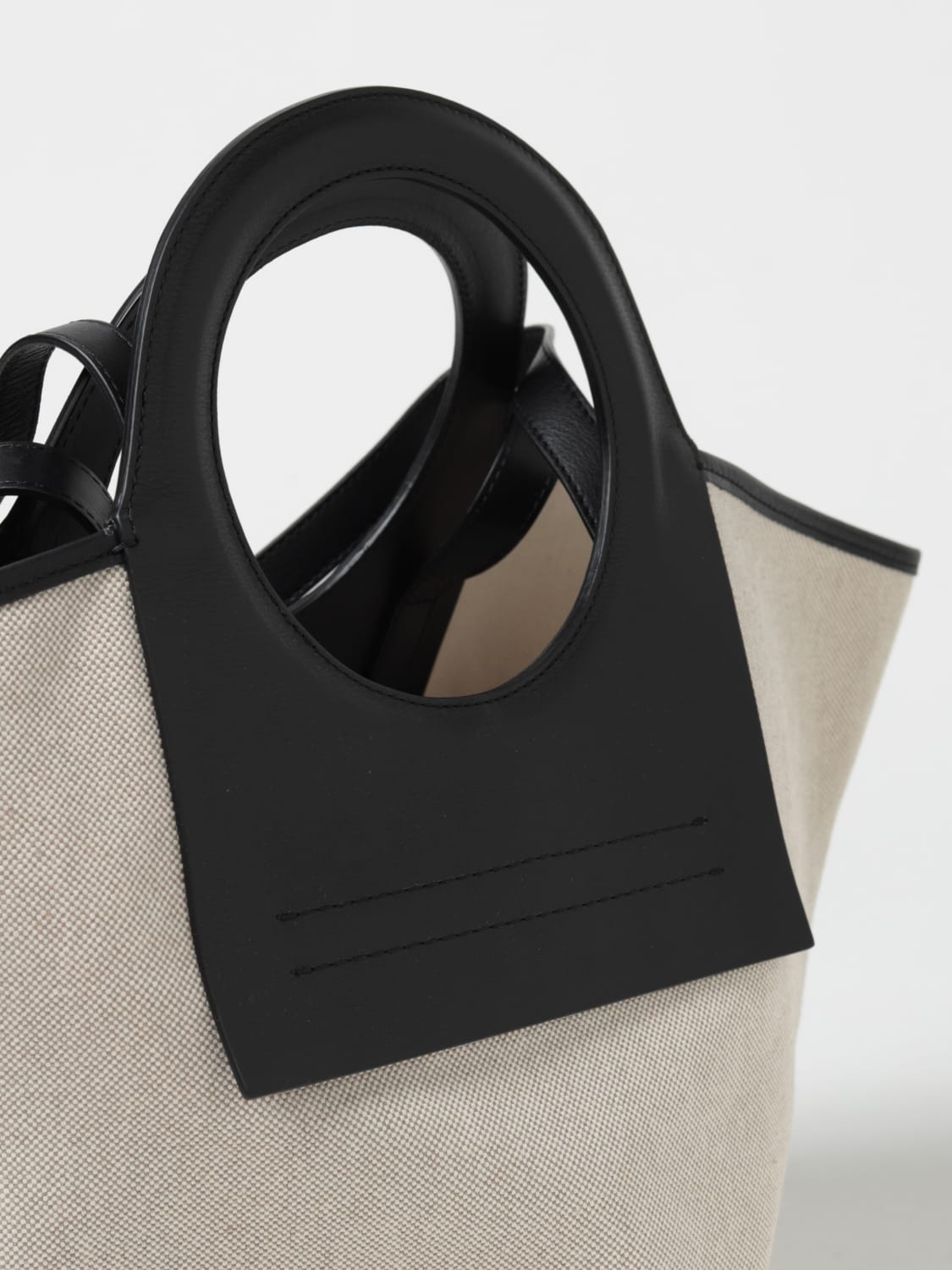 HEREU: tote bags for woman - Black  Hereu tote bags WBCALS online at