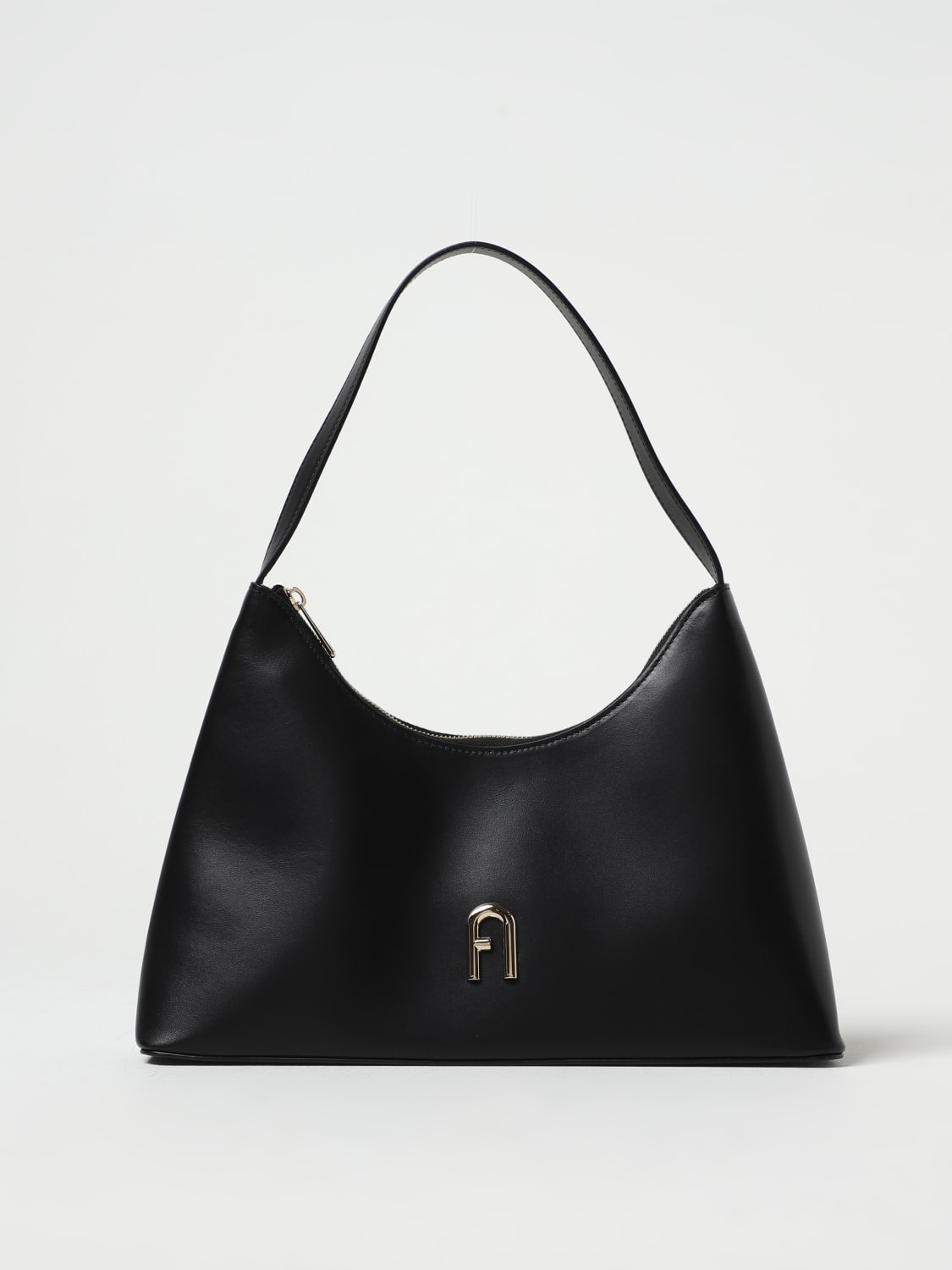 FURLA: shoulder bag for woman - Black | Furla shoulder bag ...