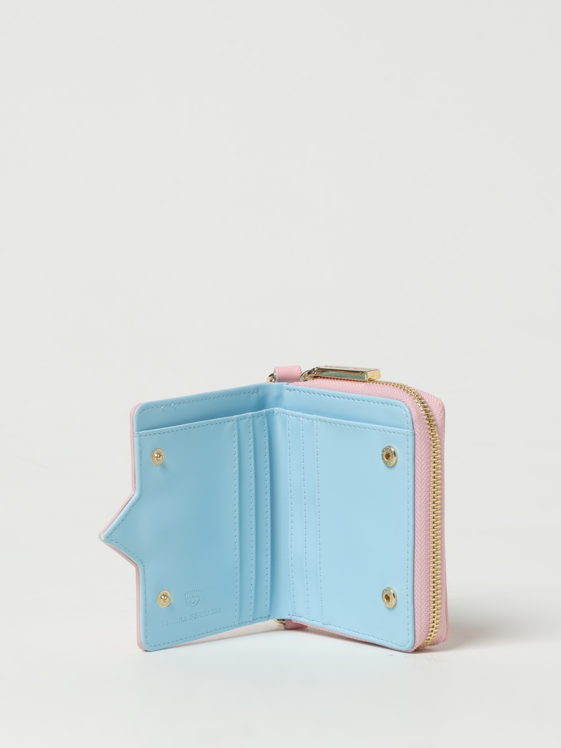 Pouches Chiara Ferragni Grainy Pu Wallet Pink