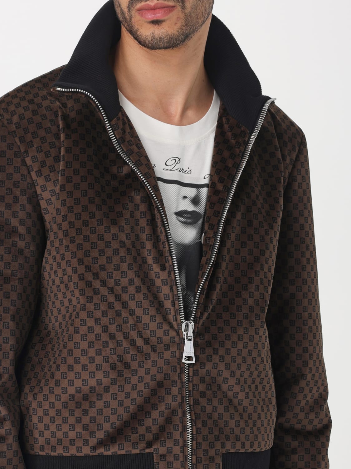 Louis Vuitton Men's Monogram Bomber Jacket