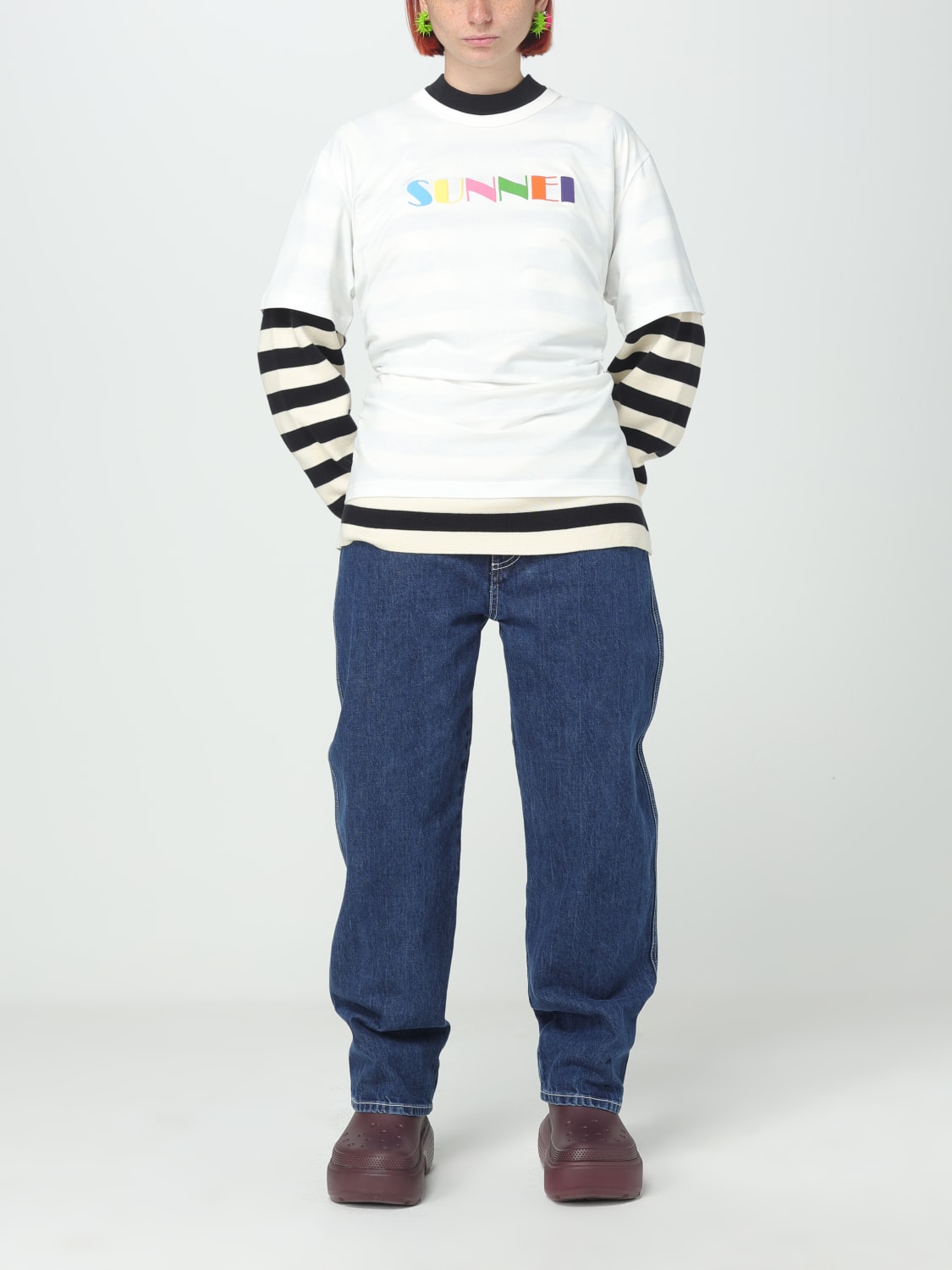 SUNNEI: sweater for man - Blue | Sunnei sweater CRTWMKNW015 KNT017