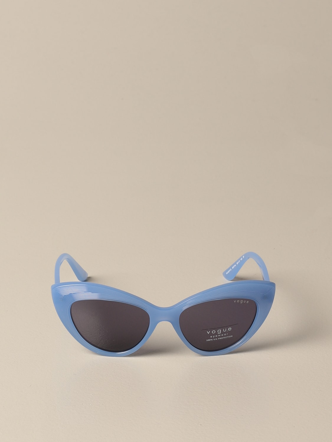 Sunglasses Vogue: Vogue sunglasses in acetate gnawed blue 2