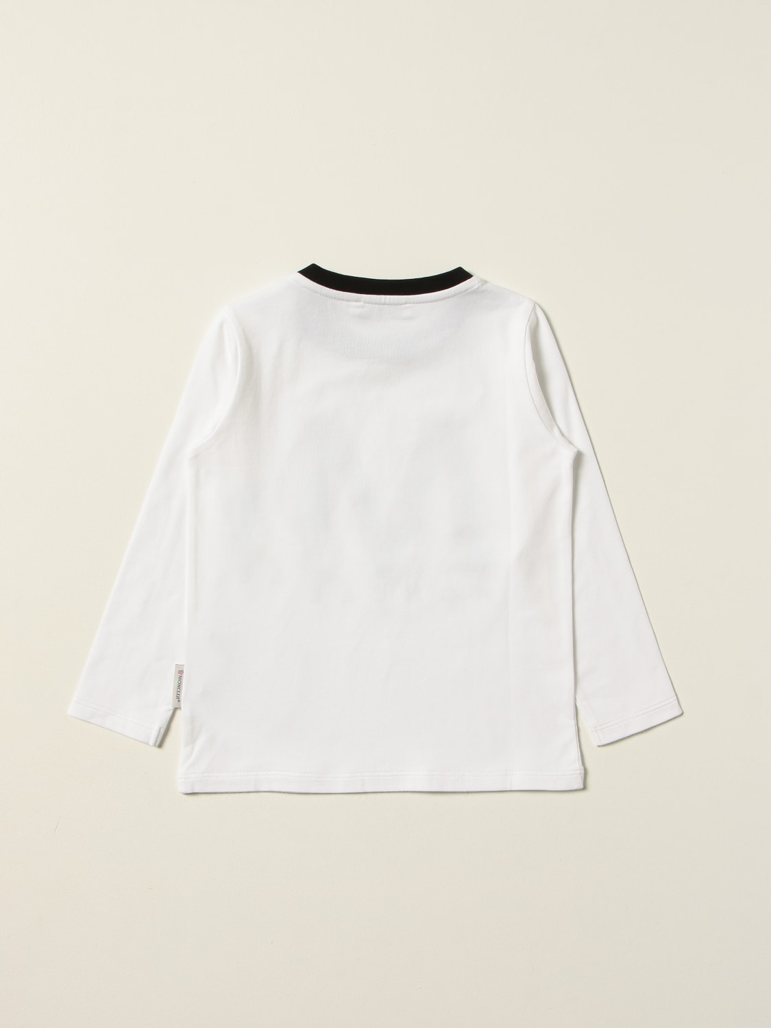 T-shirt Moncler: T-shirt Moncler in cotone con logo bianco 2