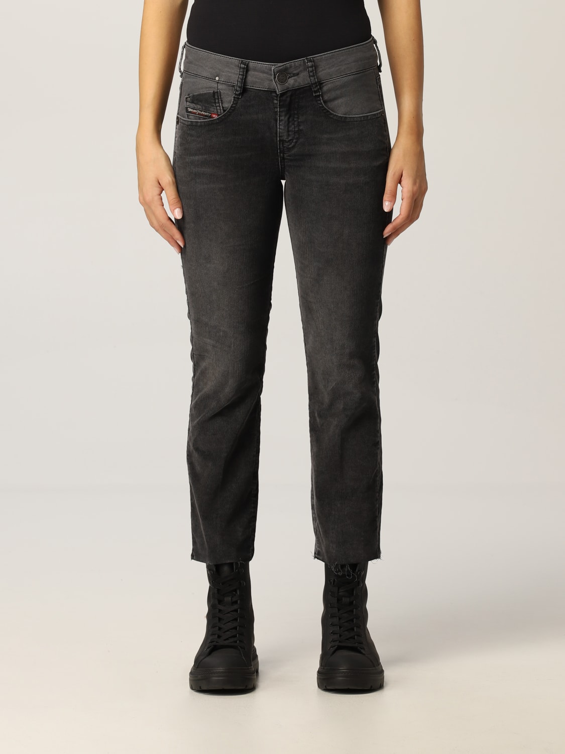Dræbte behagelig gnier Diesel Outlet: jeans for woman - Black | Diesel jeans A03387 069YAD online  at GIGLIO.COM