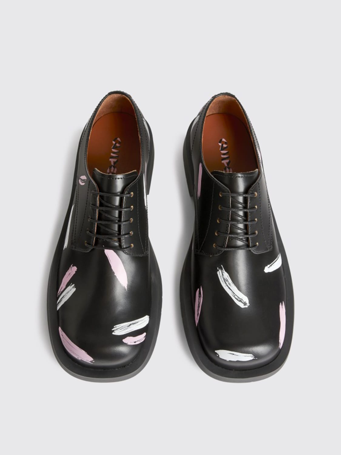 CAMPERLAB: Mil 1978 derby shoes in leather - Multicolor