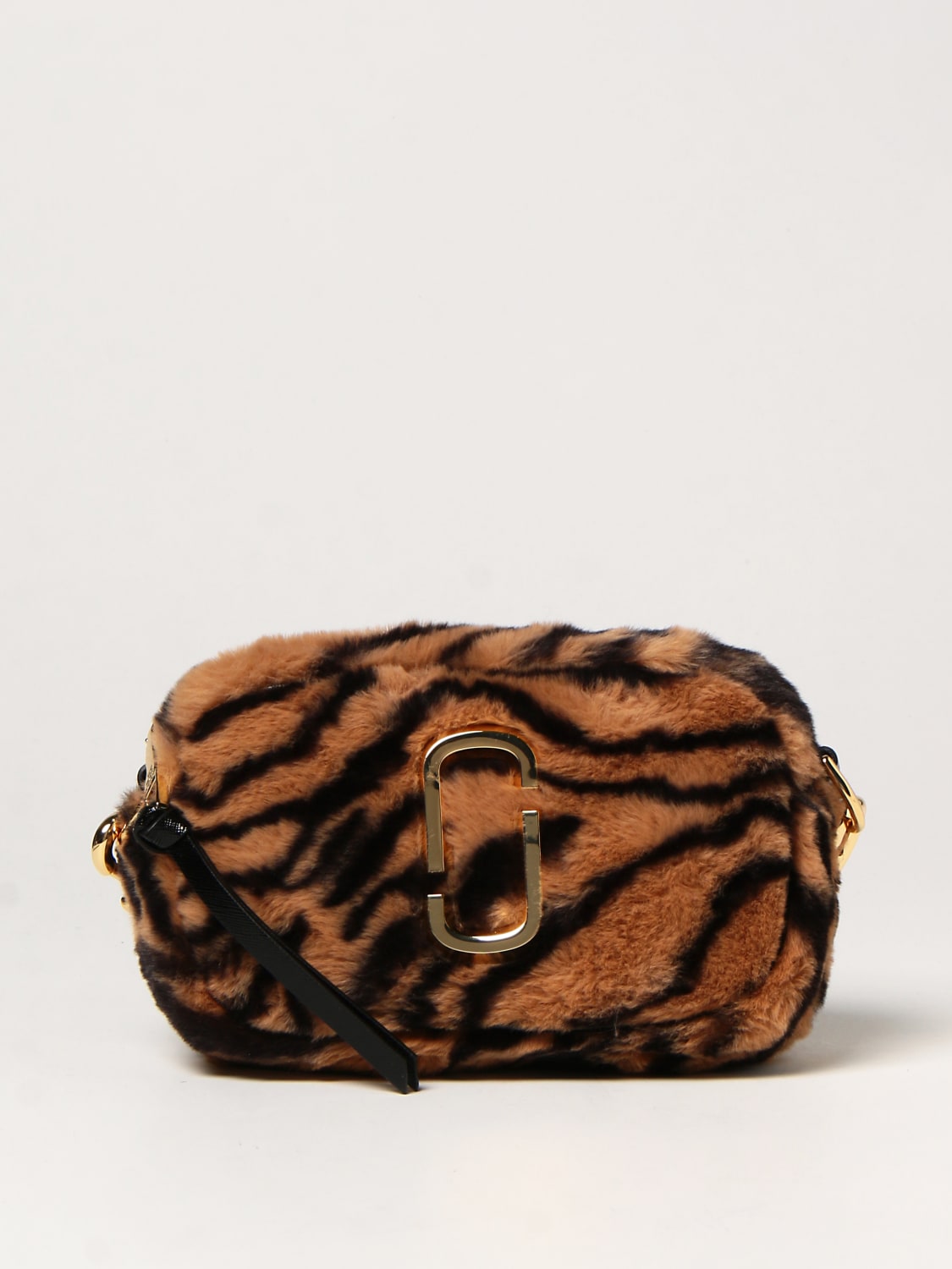 Marc Jacobs Outlet: The Snapshot Tiger Stripe bag - Natural  Marc Jacobs  crossbody bags H161M01RE21 online at