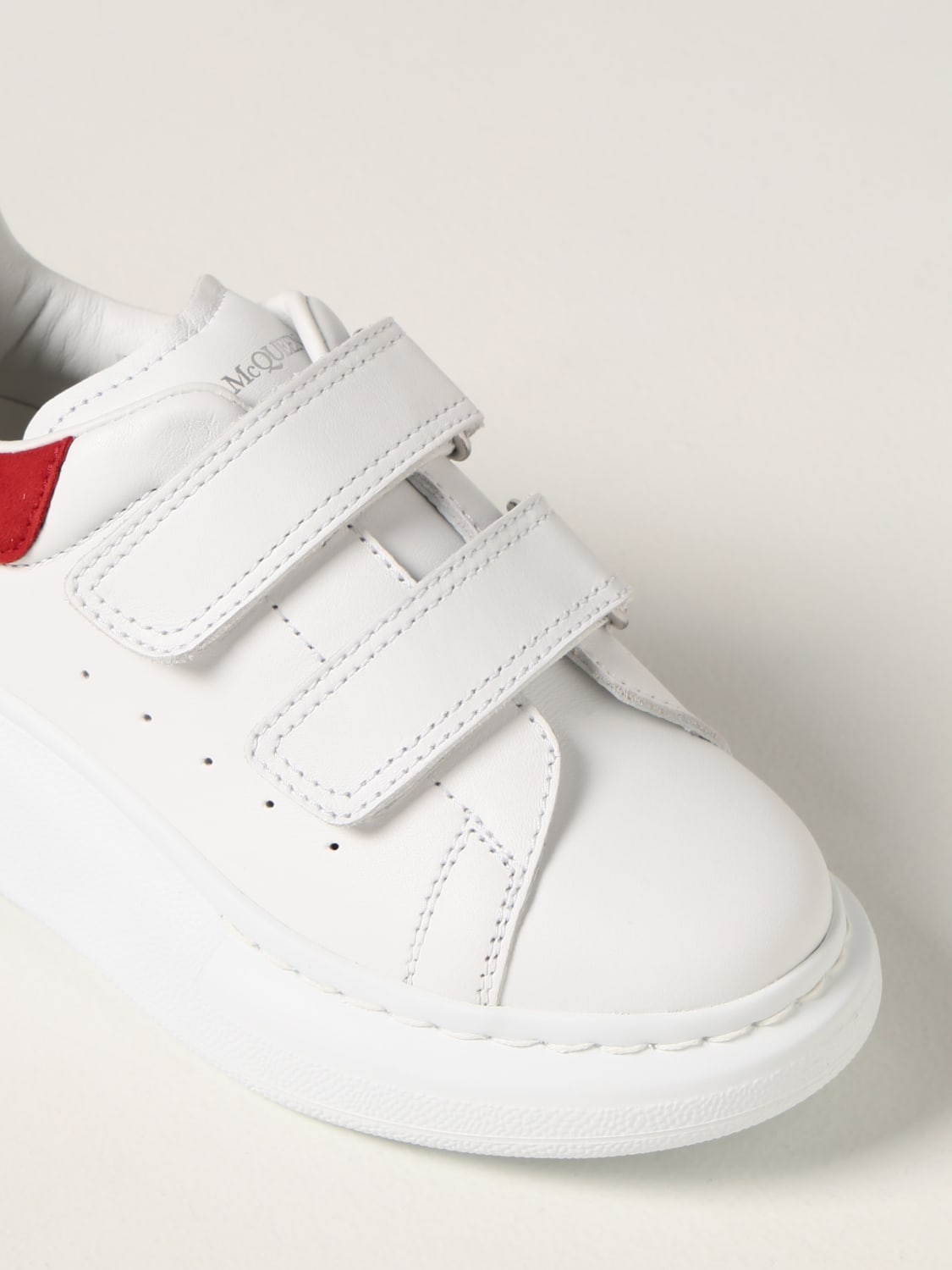 ALEXANDER MCQUEEN: sneakers - Red | Alexander Mcqueen shoes 687070WHX12 online on GIGLIO.COM