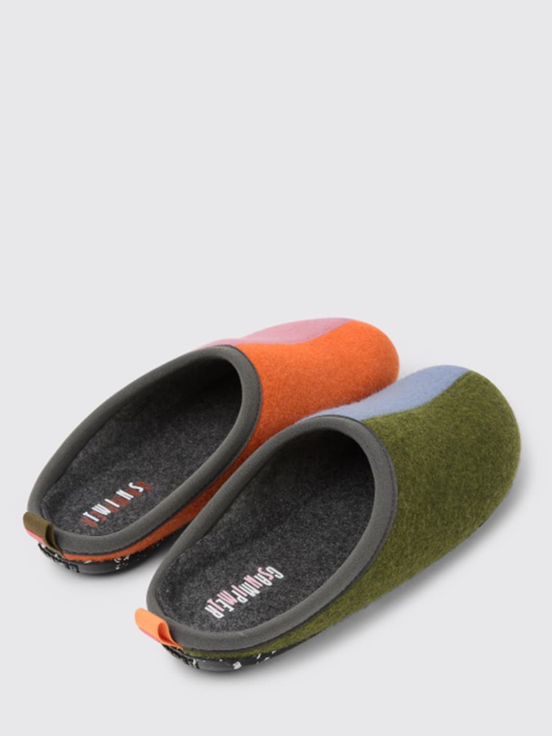 Brandy hovedlandet gentage Camper Outlet: Twins mules in multicolor wool - Multicolor | Camper flat  shoes K201398-002 TWINS online on GIGLIO.COM