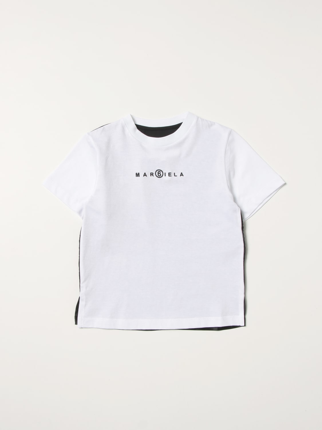 Mm6 Maison Margiela bicolor t-shirt