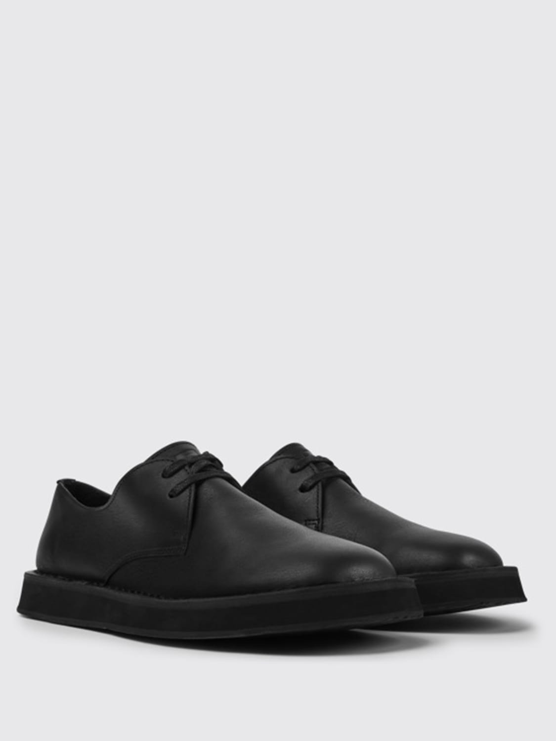 Camper Outlet: Brothers Polze shoes in calfskin - Black | Camper ...