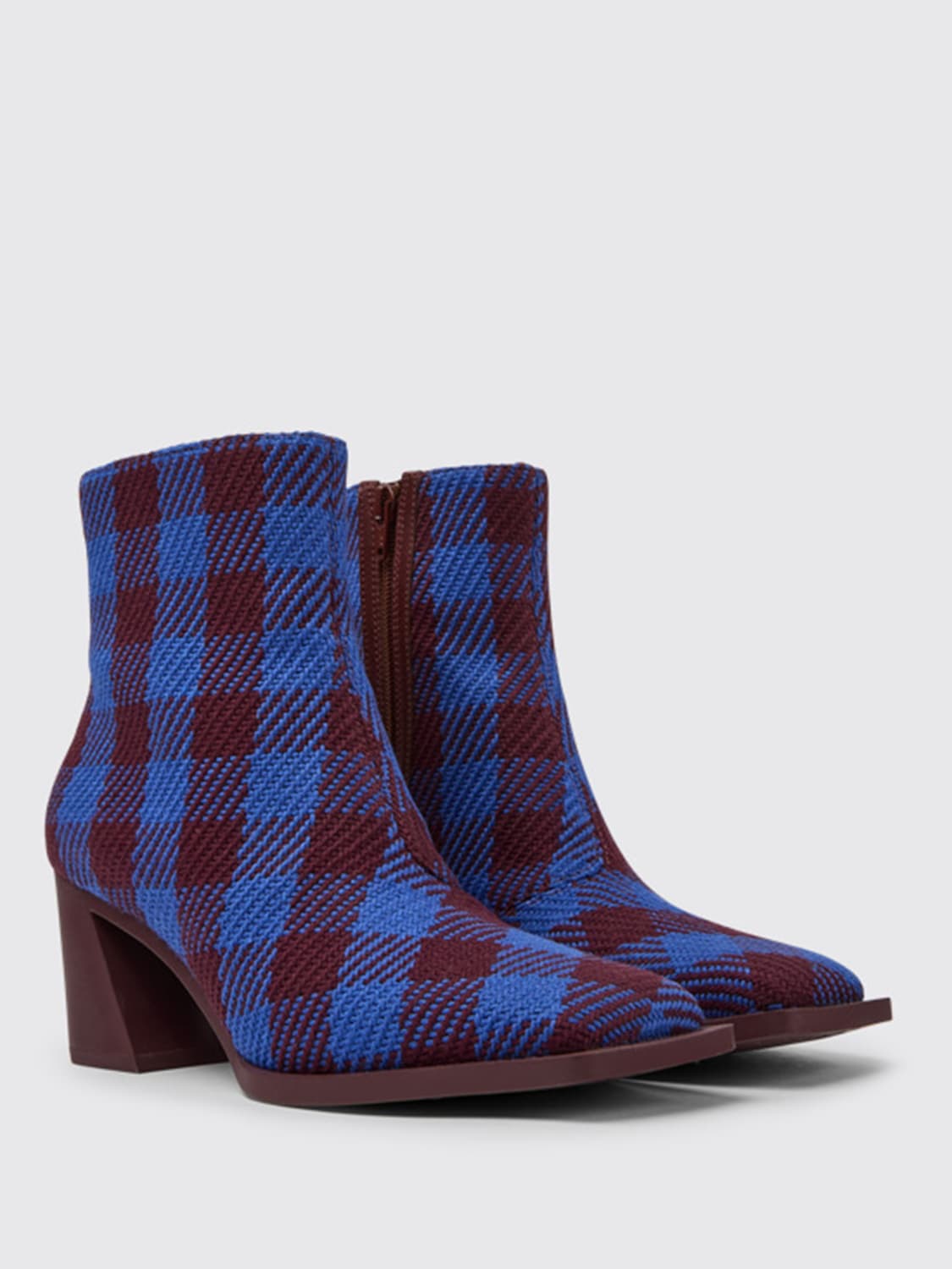 Camper Outlet: Karole ankle boots in calfskin and recycled cotton