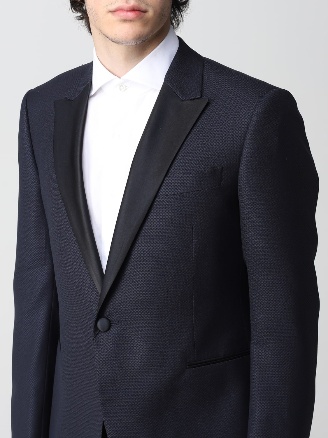 Emporio Armani Outlet: suit for man - Blue | Emporio Armani suit