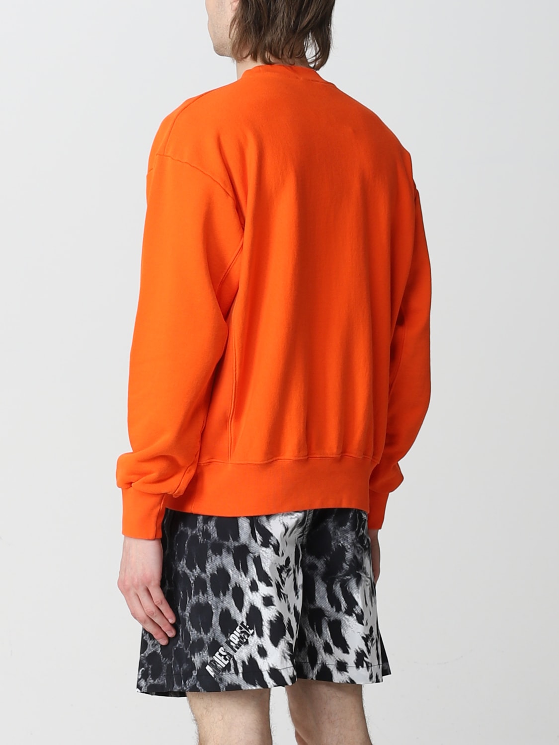 Sweatshirt Aries: Aries sweatshirt for man orange 2