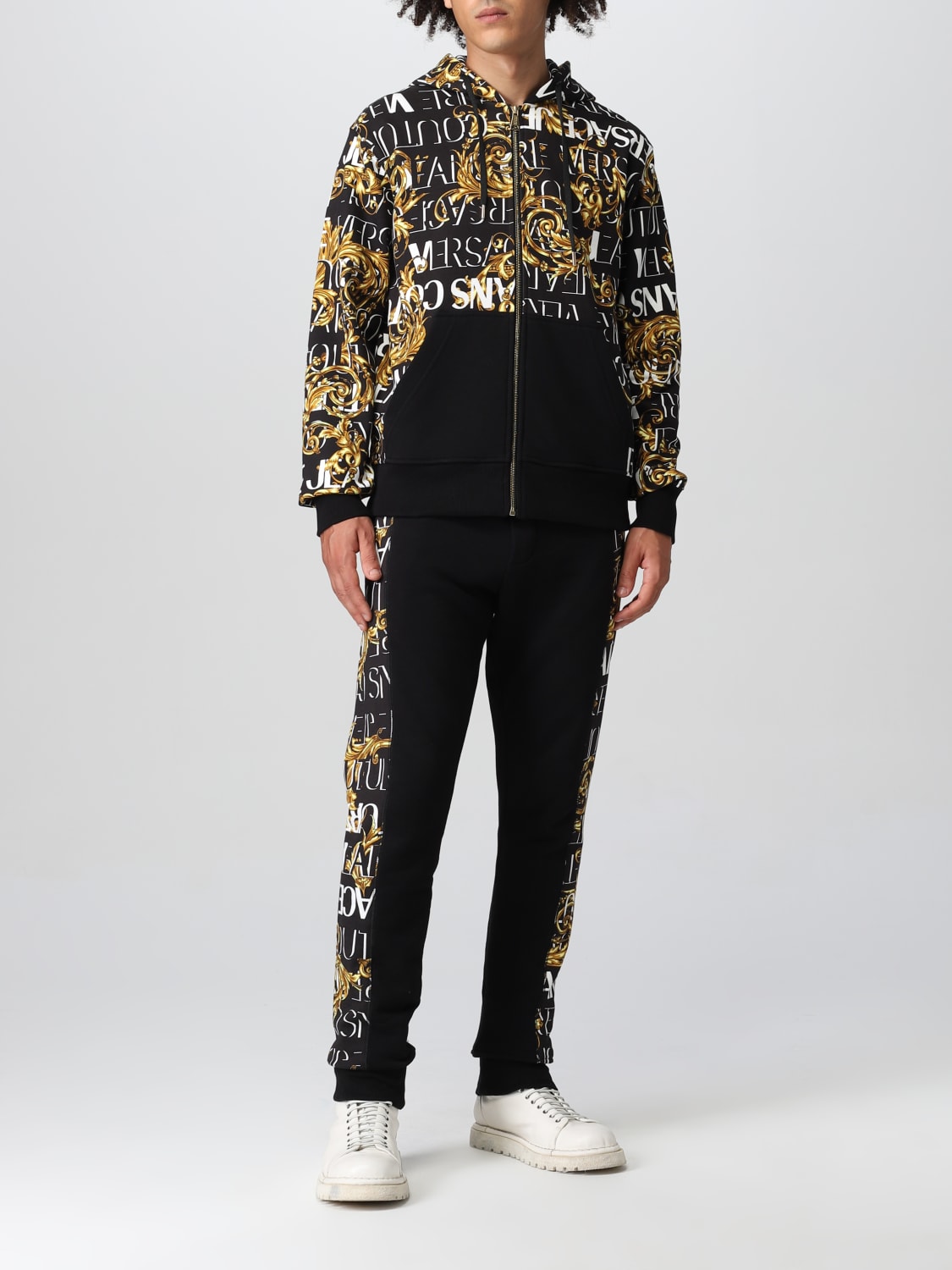 Versace Jeans Couture pants for man - Black | Versace Couture pants 73GAA3C0FS041 online on GIGLIO.COM