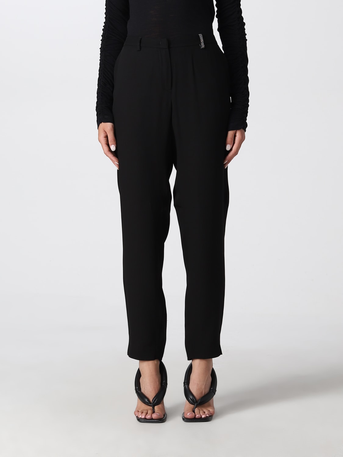 FABIANA FILIPPI: pants for woman - Black | Fabiana Filippi pants ...