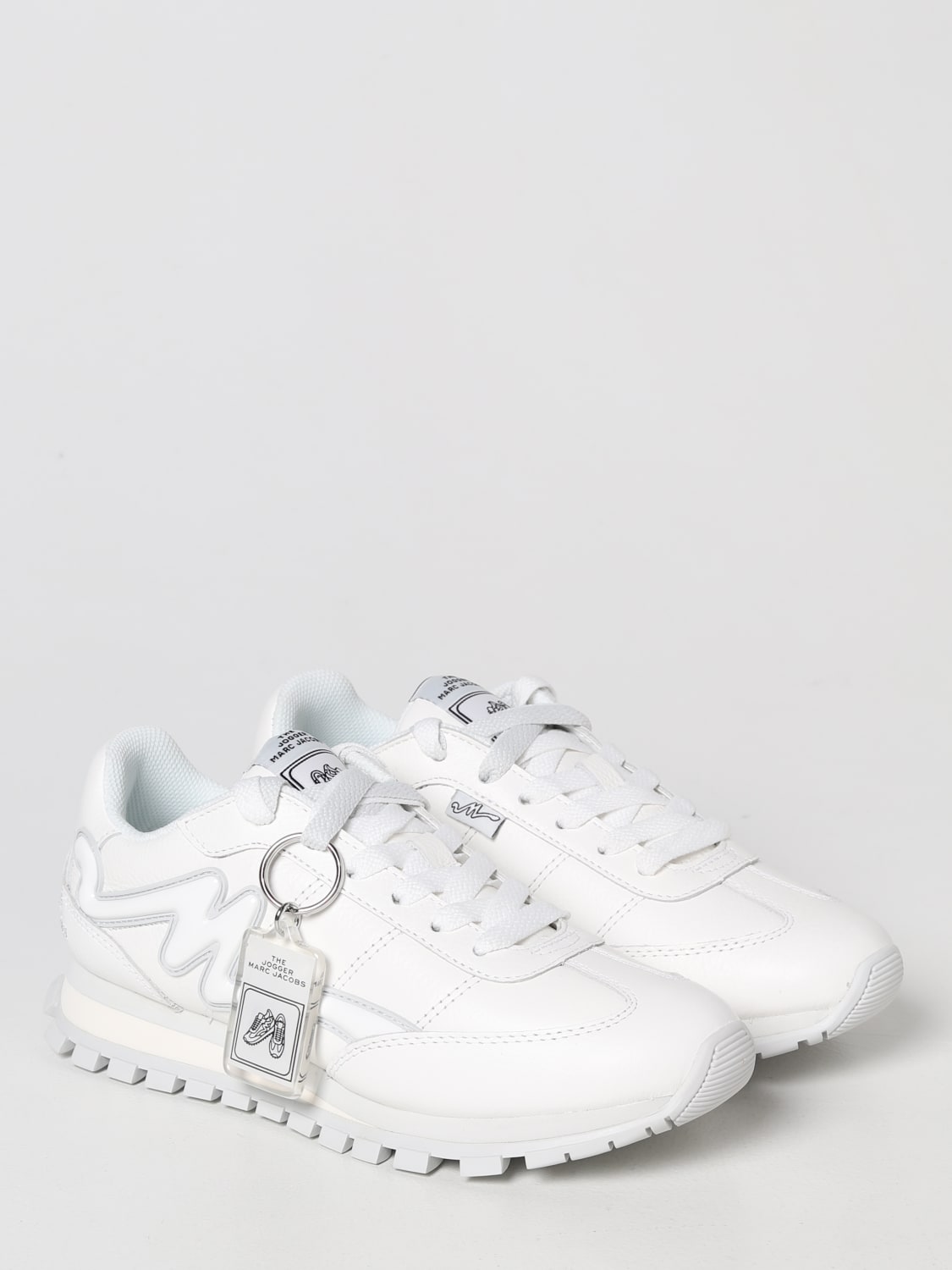 MARC JACOBS: sneakers for woman - White | Marc sneakers M9002389 at GIGLIO.COM