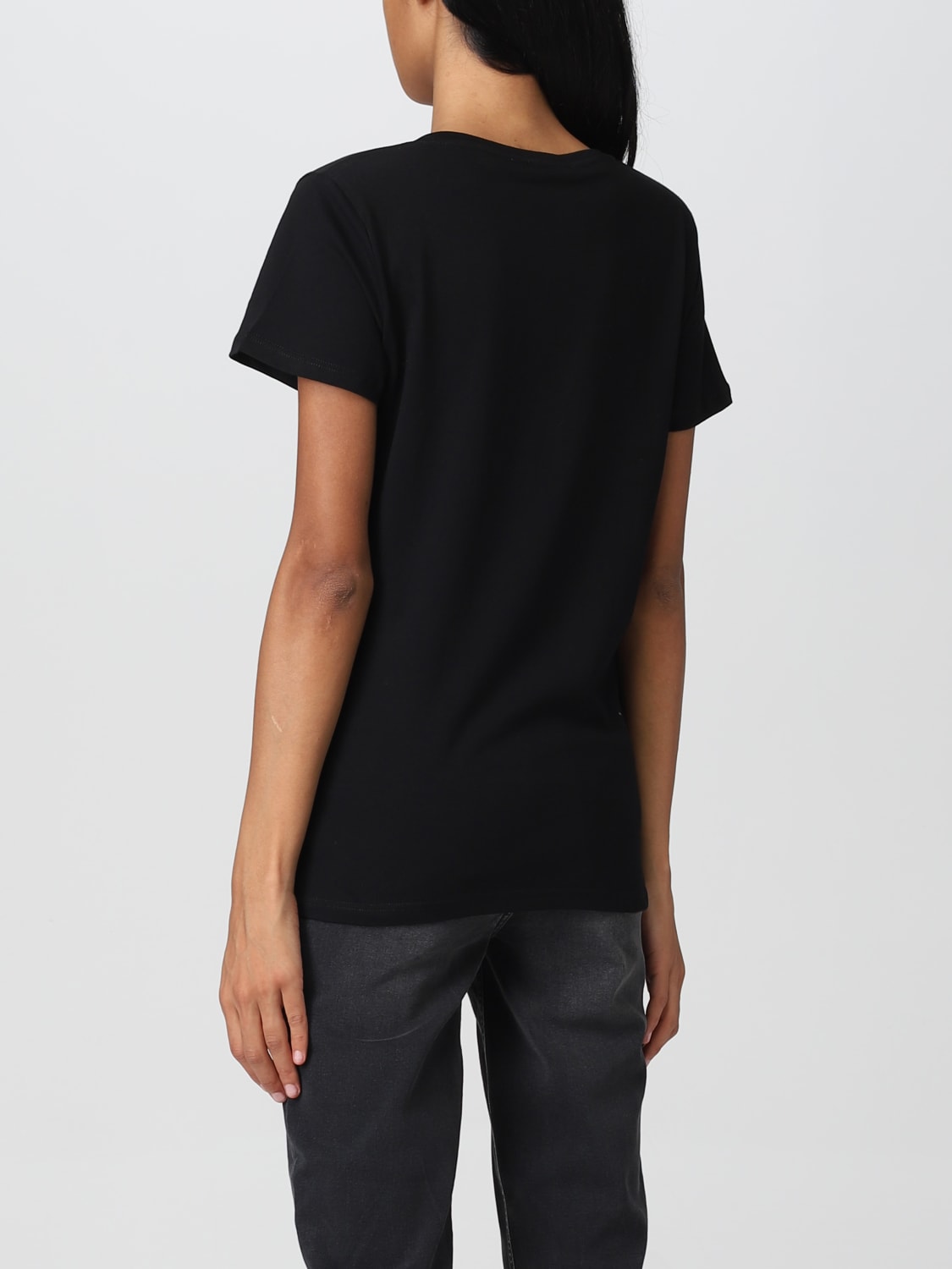 LIU JO: t-shirt for woman - Black | Liu Jo t-shirt WF2303J6308 online ...