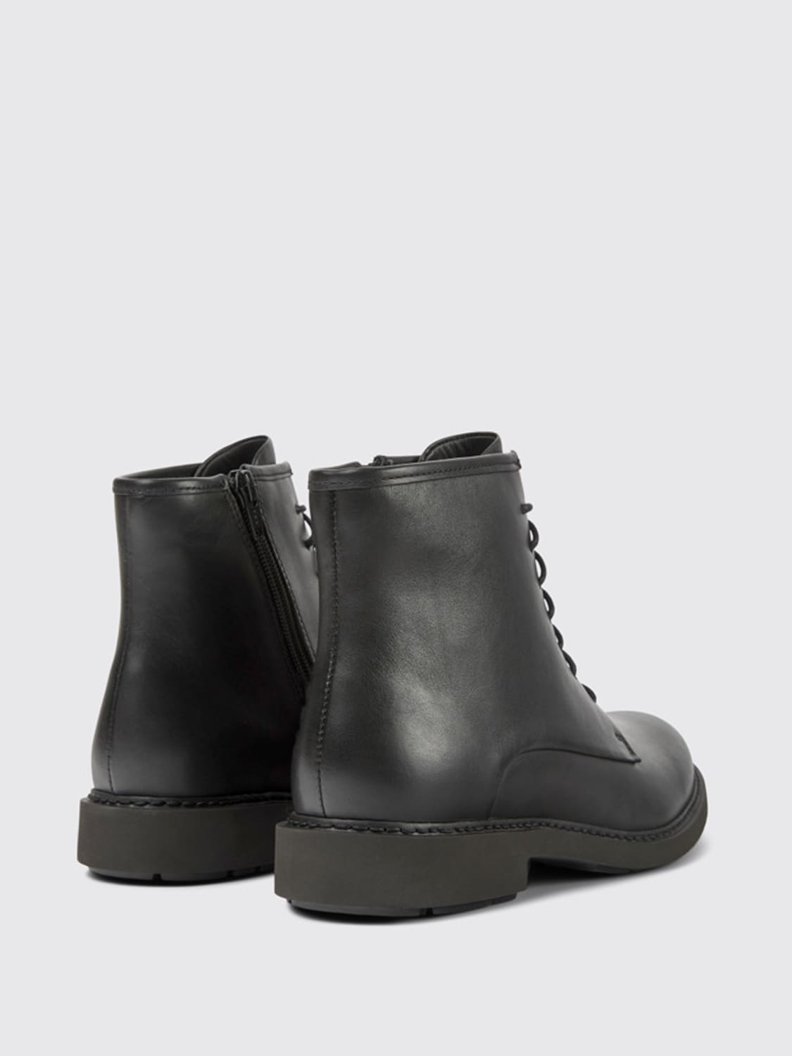 CAMPER: flat ankle boots for woman - Black | Camper flat ankle boots ...